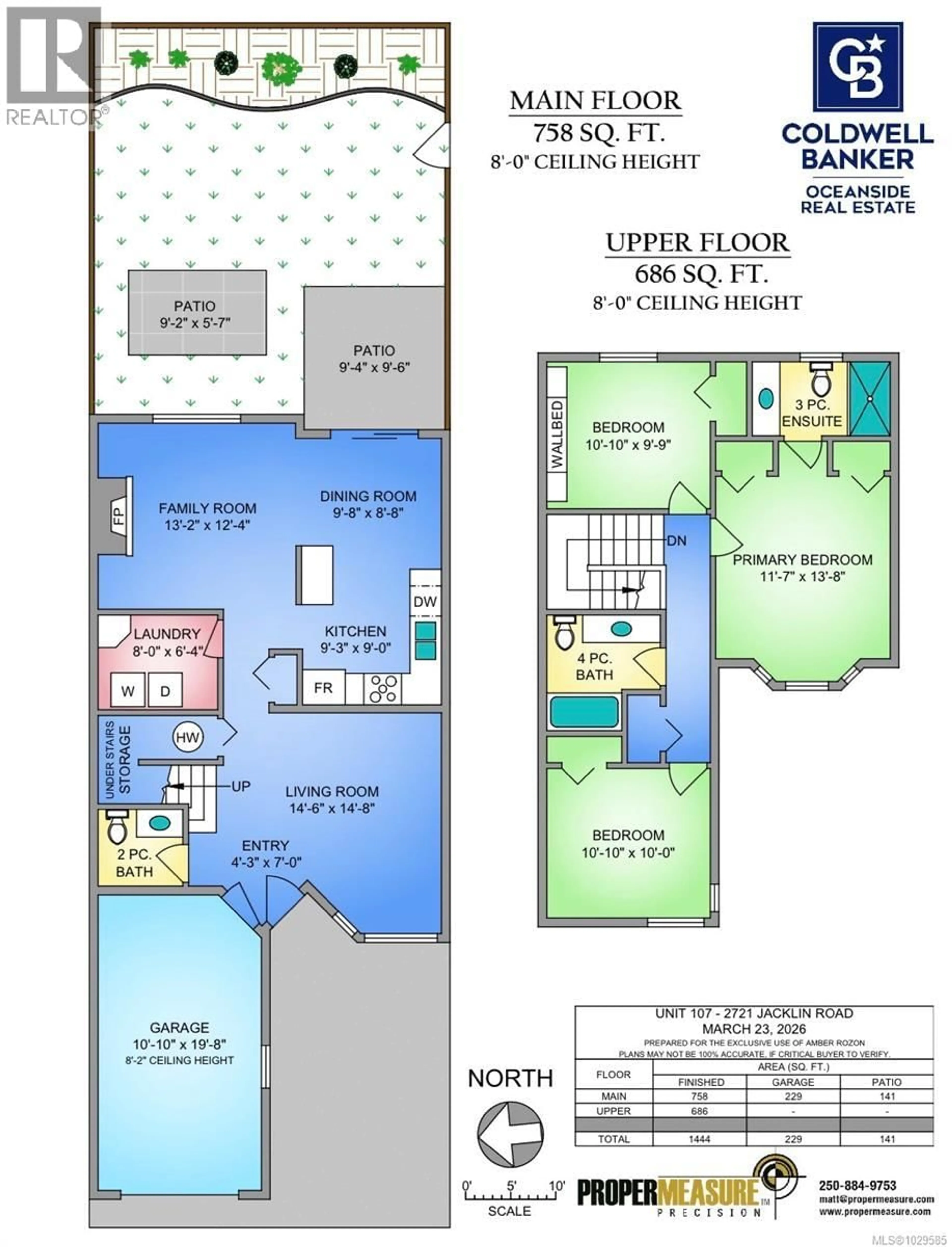 Floor plan for 107 - 2721 JACKLIN ROAD, Langford British Columbia V9B3X7