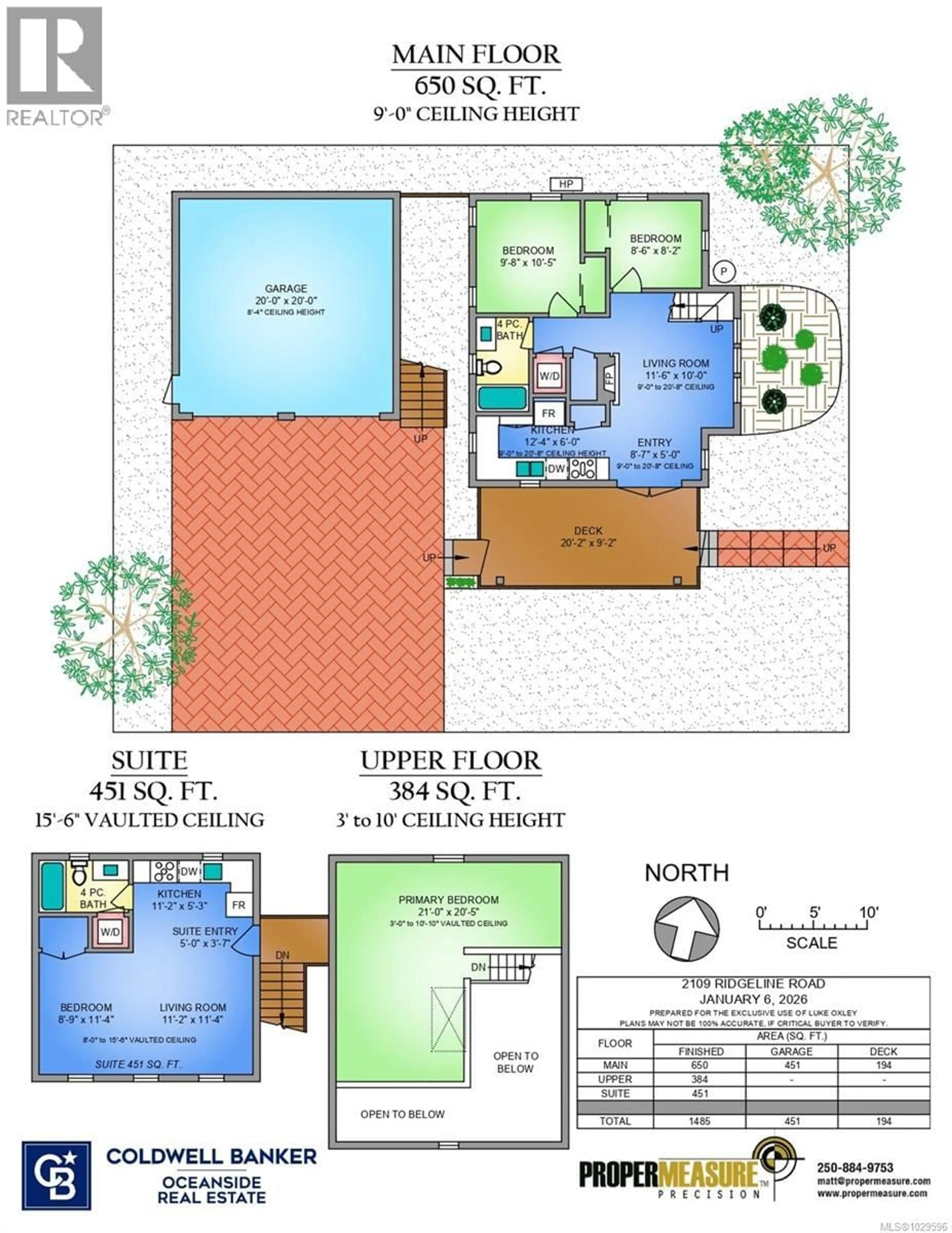 Floor plan for 2109 RIDGELINE ROAD, Sooke British Columbia V9Z1N6