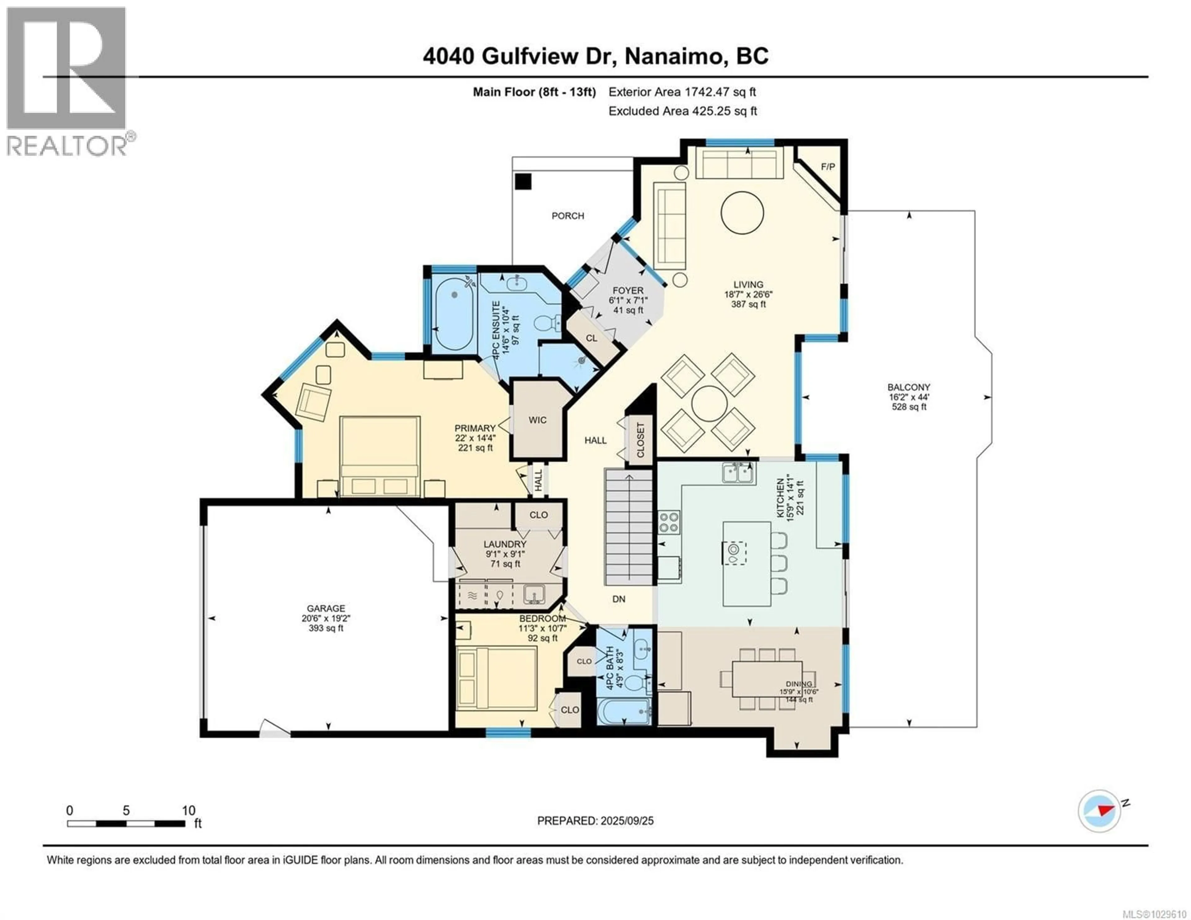 Floor plan for 4040 GULFVIEW DRIVE, Nanaimo British Columbia V9T6B4