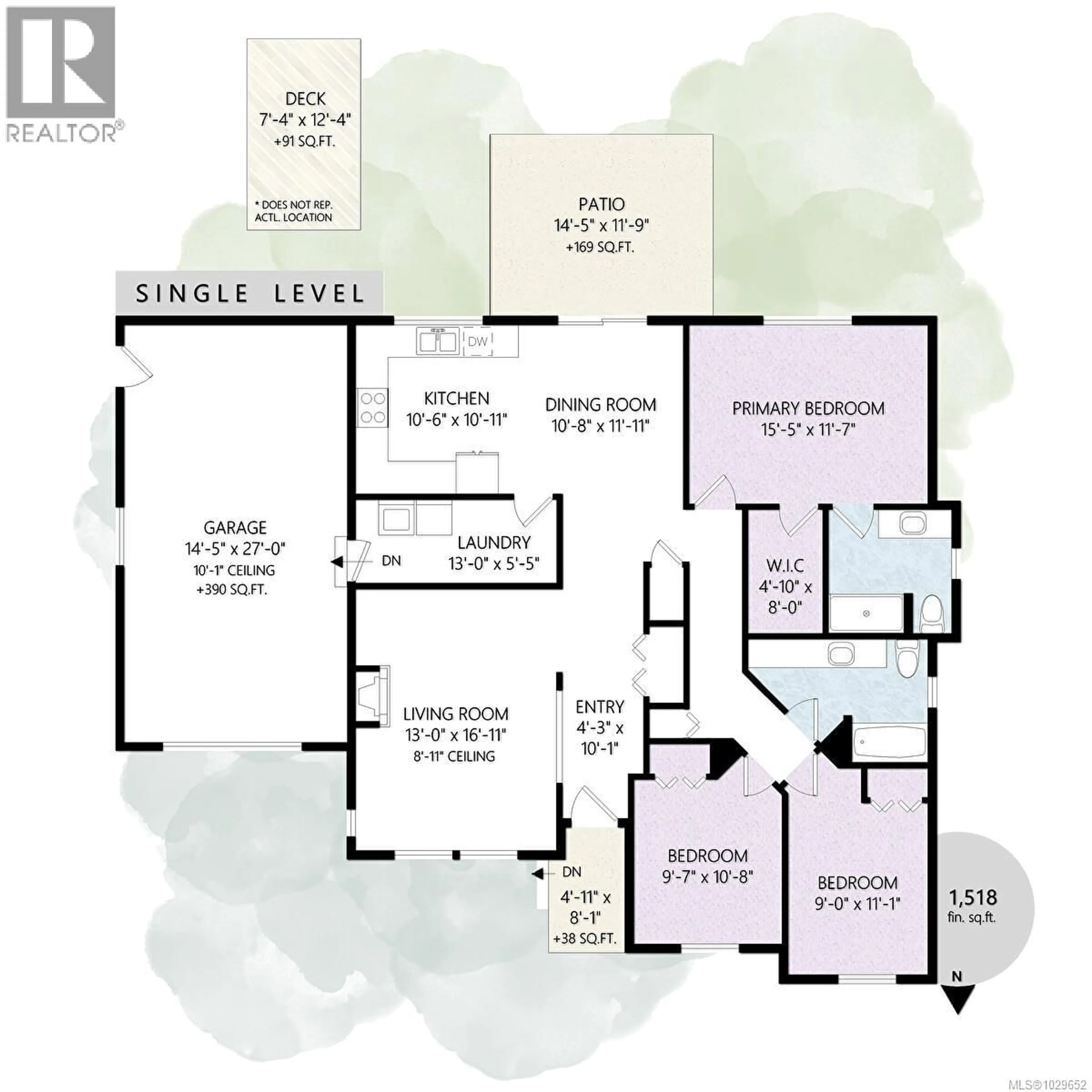 Floor plan for 514 BALLOU PLACE, Ladysmith British Columbia V9G2C7
