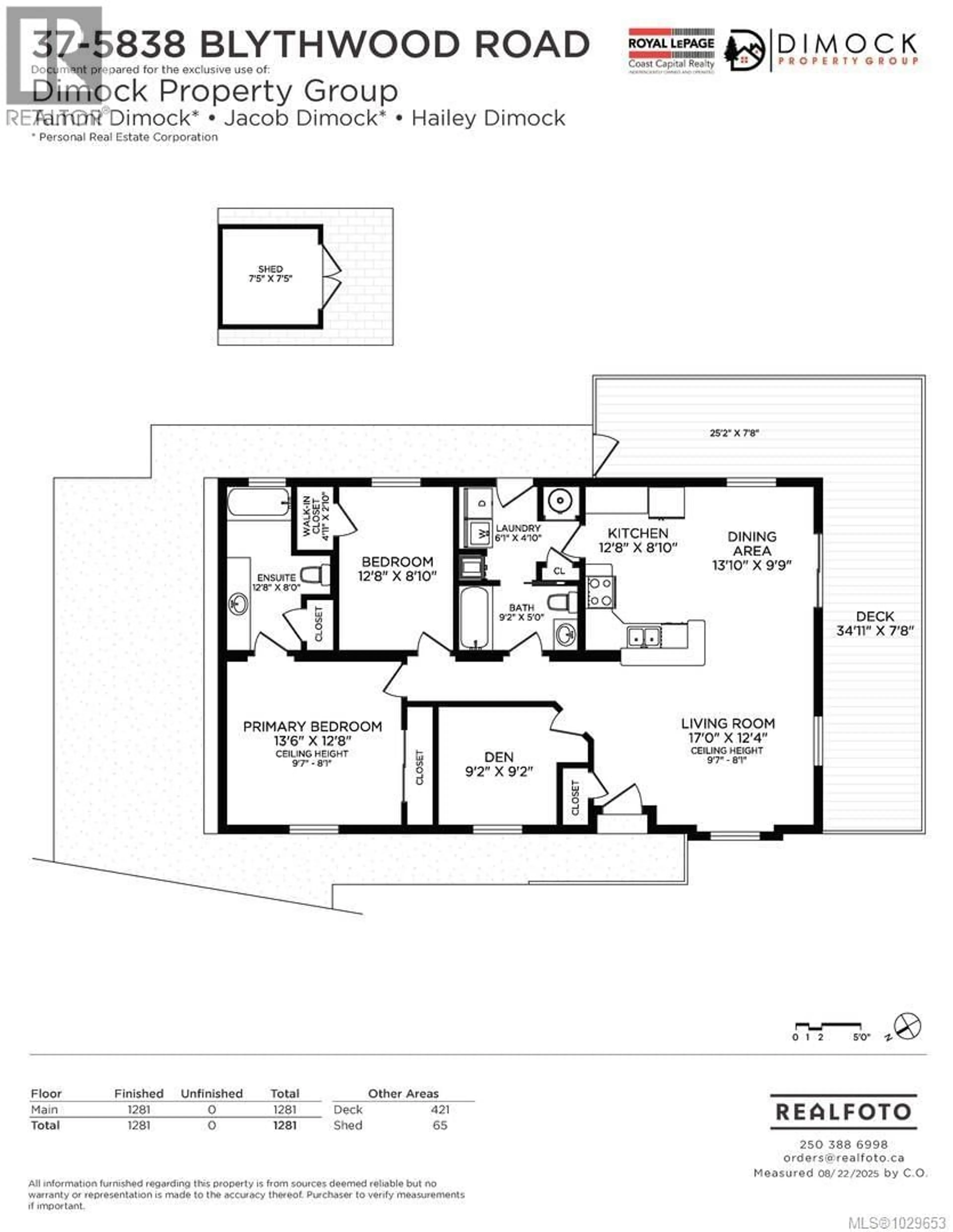 Floor plan for 37 - 5838 BLYTHWOOD ROAD, Sooke British Columbia V9Z0G3