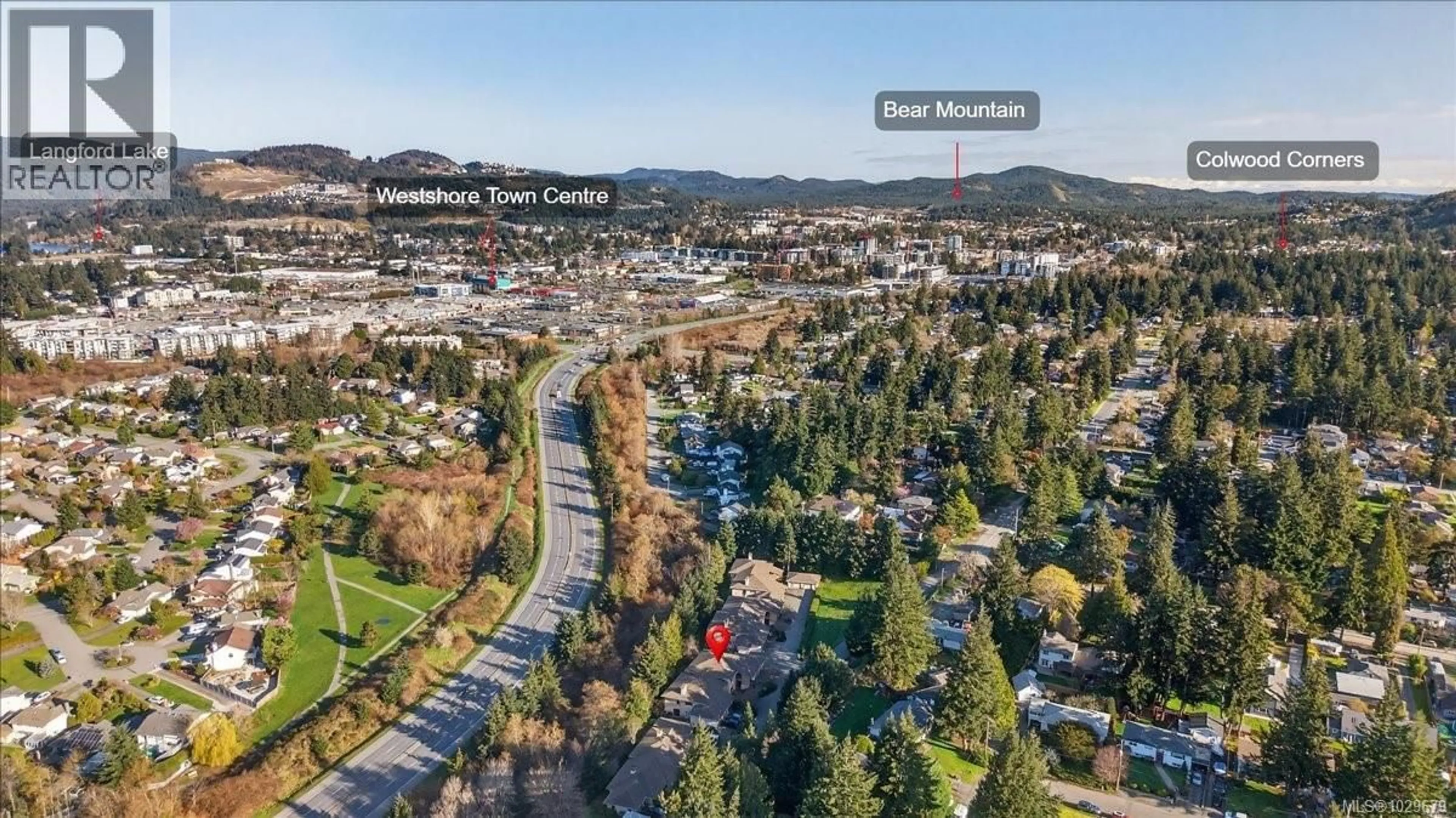A pic from outside/outdoor area/front of a property/back of a property/a pic from drone, mountain view for 9 - 639 KILDEW ROAD, Colwood British Columbia V9B1Z6