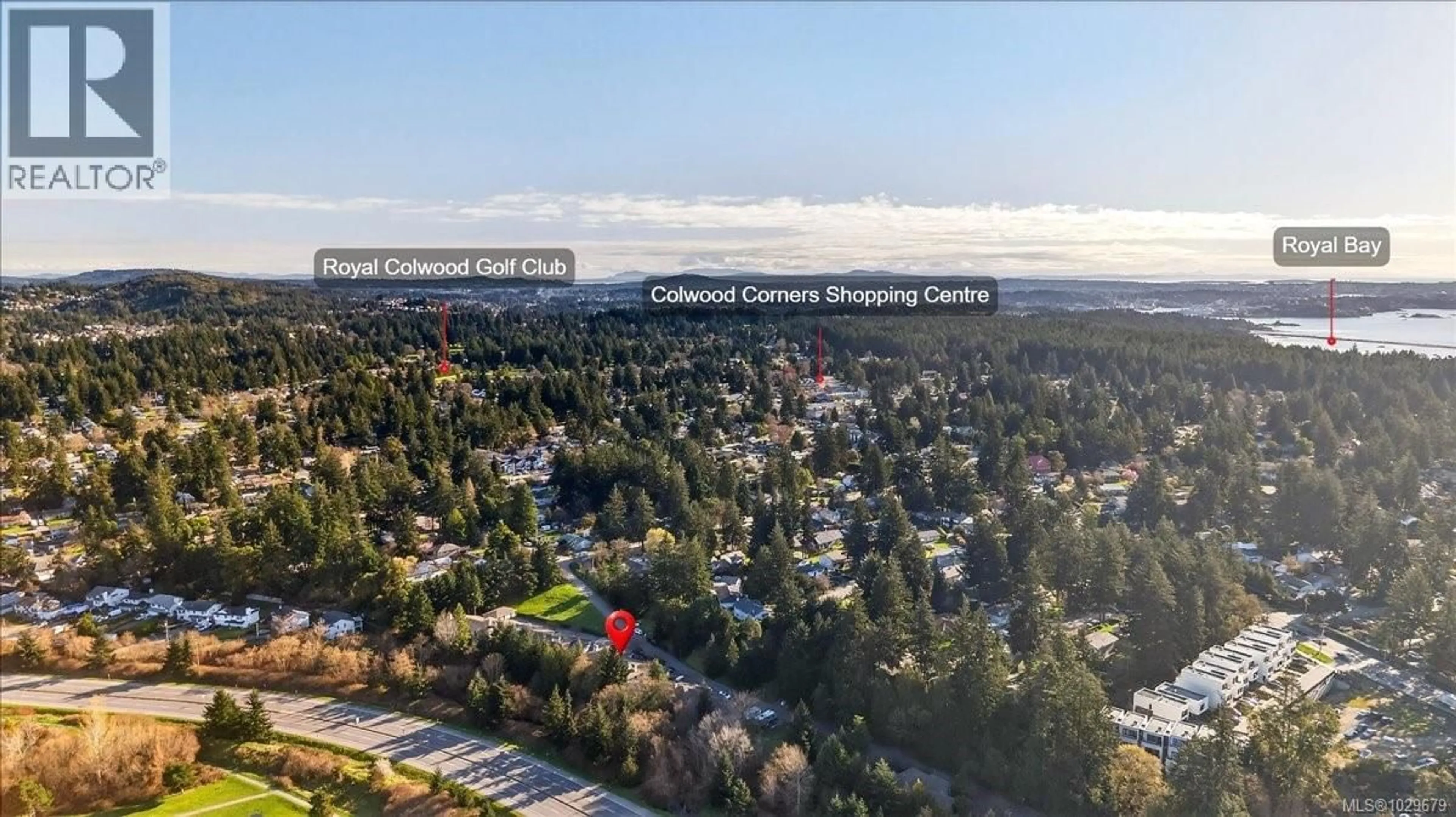 A pic from outside/outdoor area/front of a property/back of a property/a pic from drone, street for 9 - 639 KILDEW ROAD, Colwood British Columbia V9B1Z6