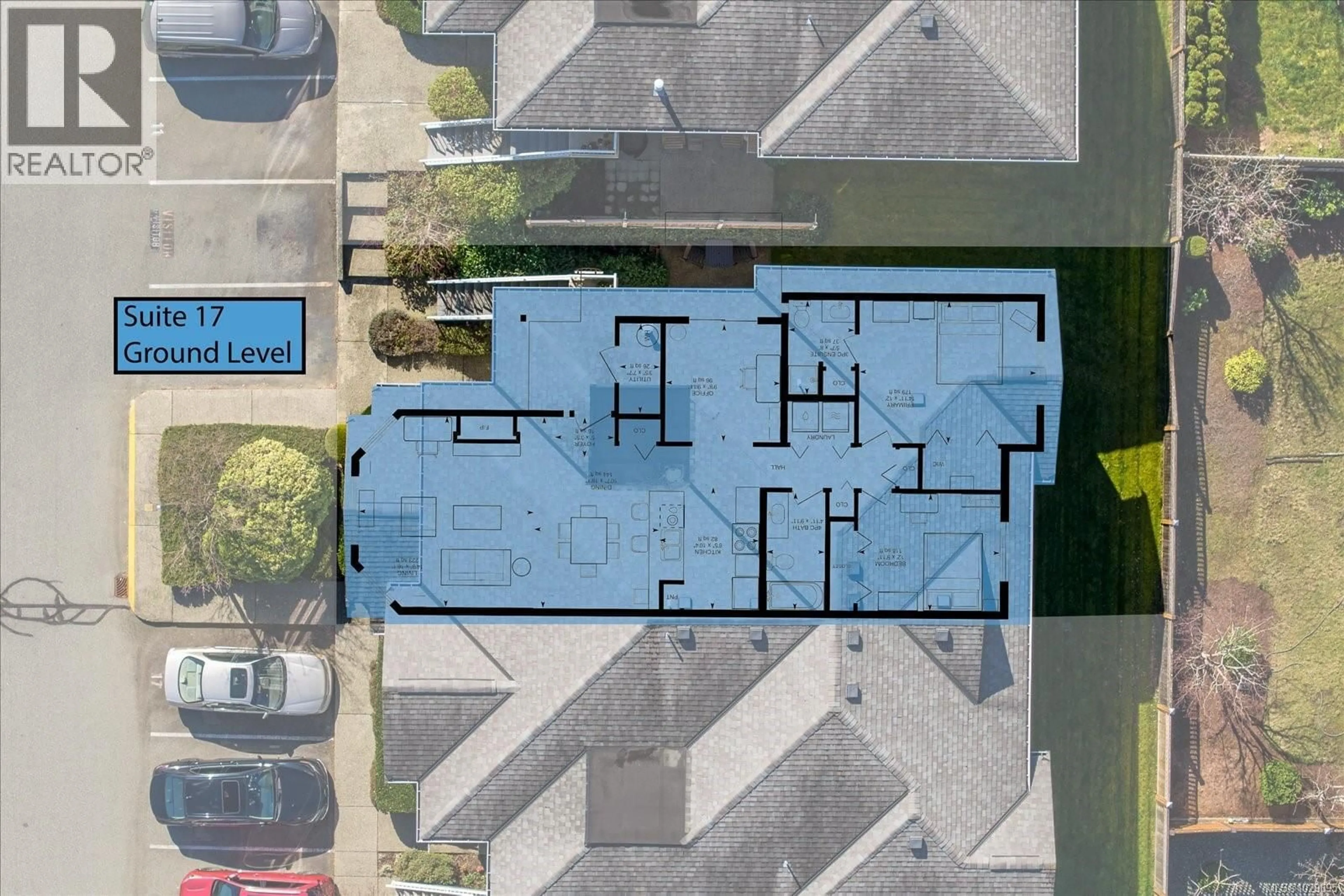 A pic from outside/outdoor area/front of a property/back of a property/a pic from drone, unknown for 17 - 6245 BLUEBACK ROAD, Nanaimo British Columbia V9V1N7