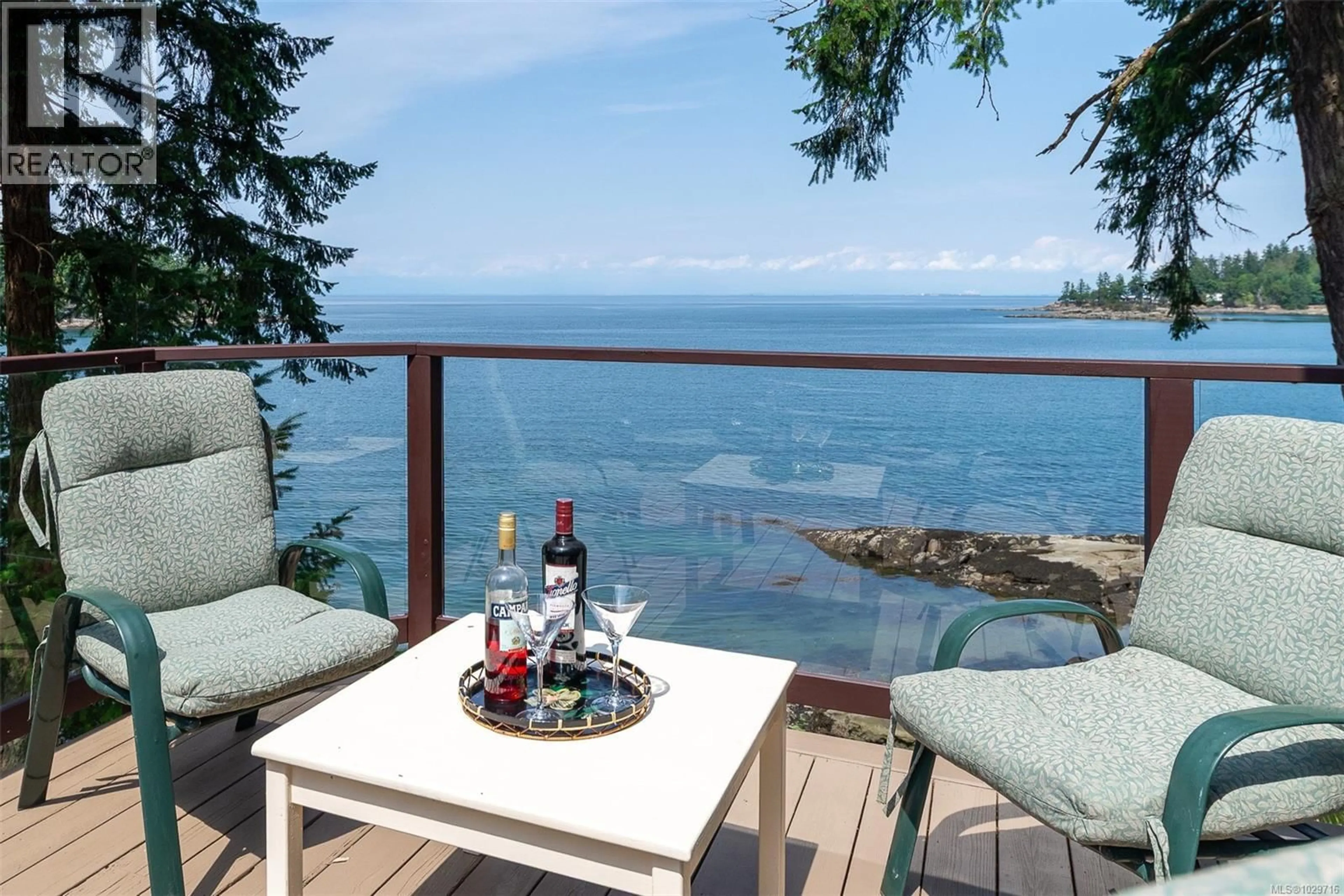 Patio, water/lake/river/ocean view for 1 - 835 STURDIES BAY ROAD, Galiano Island British Columbia V0N0E9