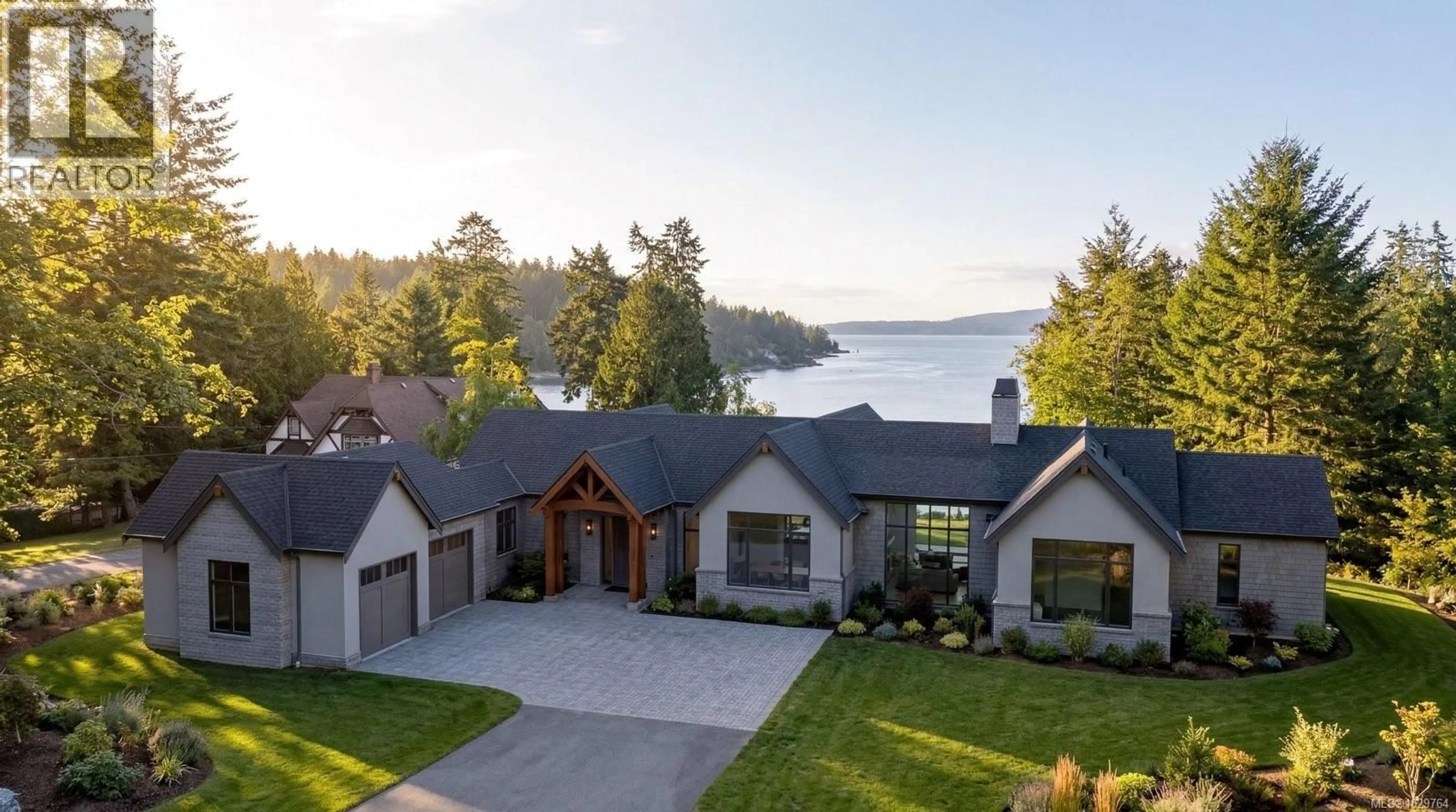 A pic from outside/outdoor area/front of a property/back of a property/a pic from drone, water/lake/river/ocean view for 2839 OCEANSIDE LANE, Mill Bay British Columbia V8H1E1