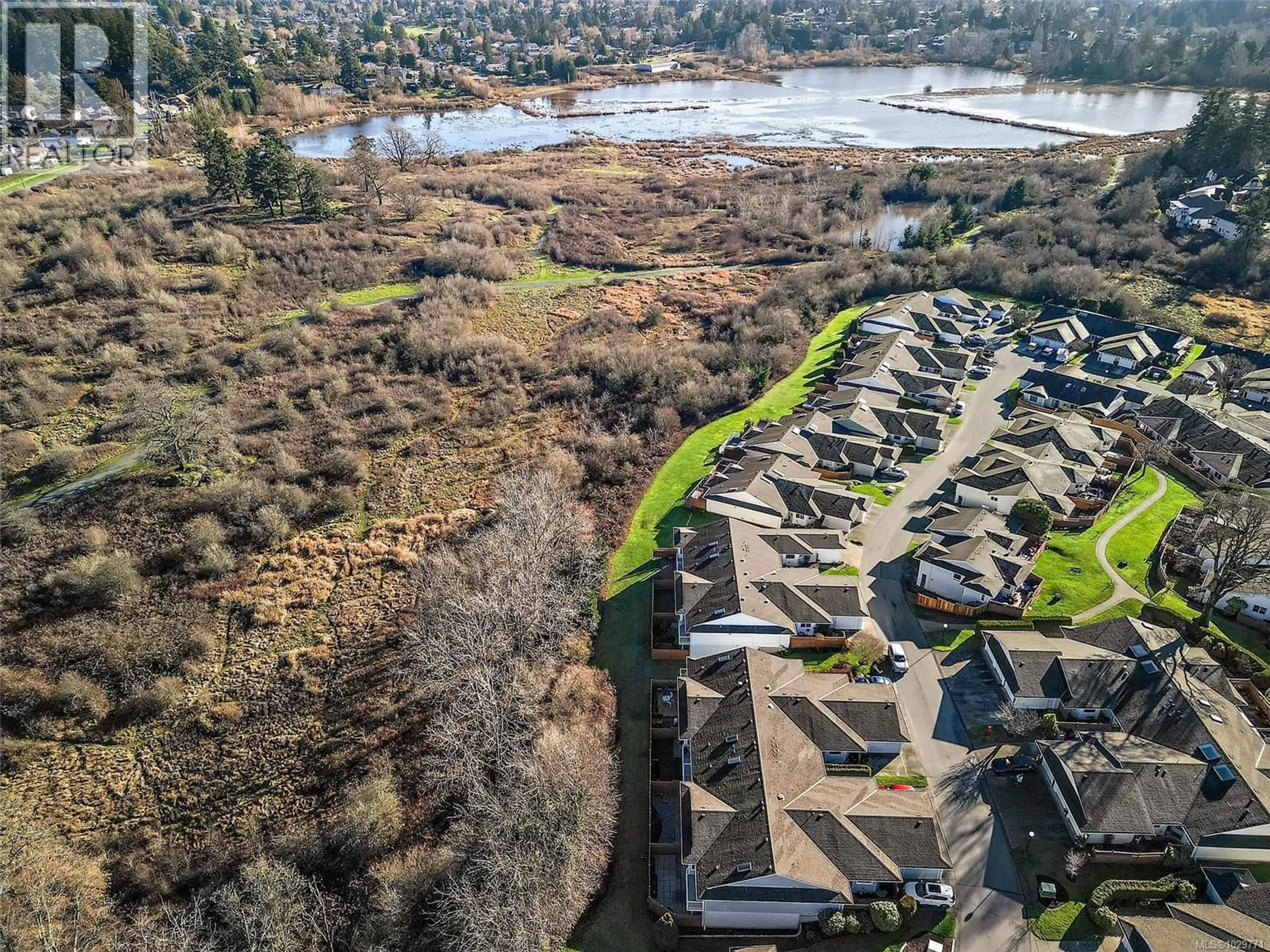 A pic from outside/outdoor area/front of a property/back of a property/a pic from drone, water/lake/river/ocean view for 23 - 4125 INTERURBAN ROAD, Saanich British Columbia V8Z4W8