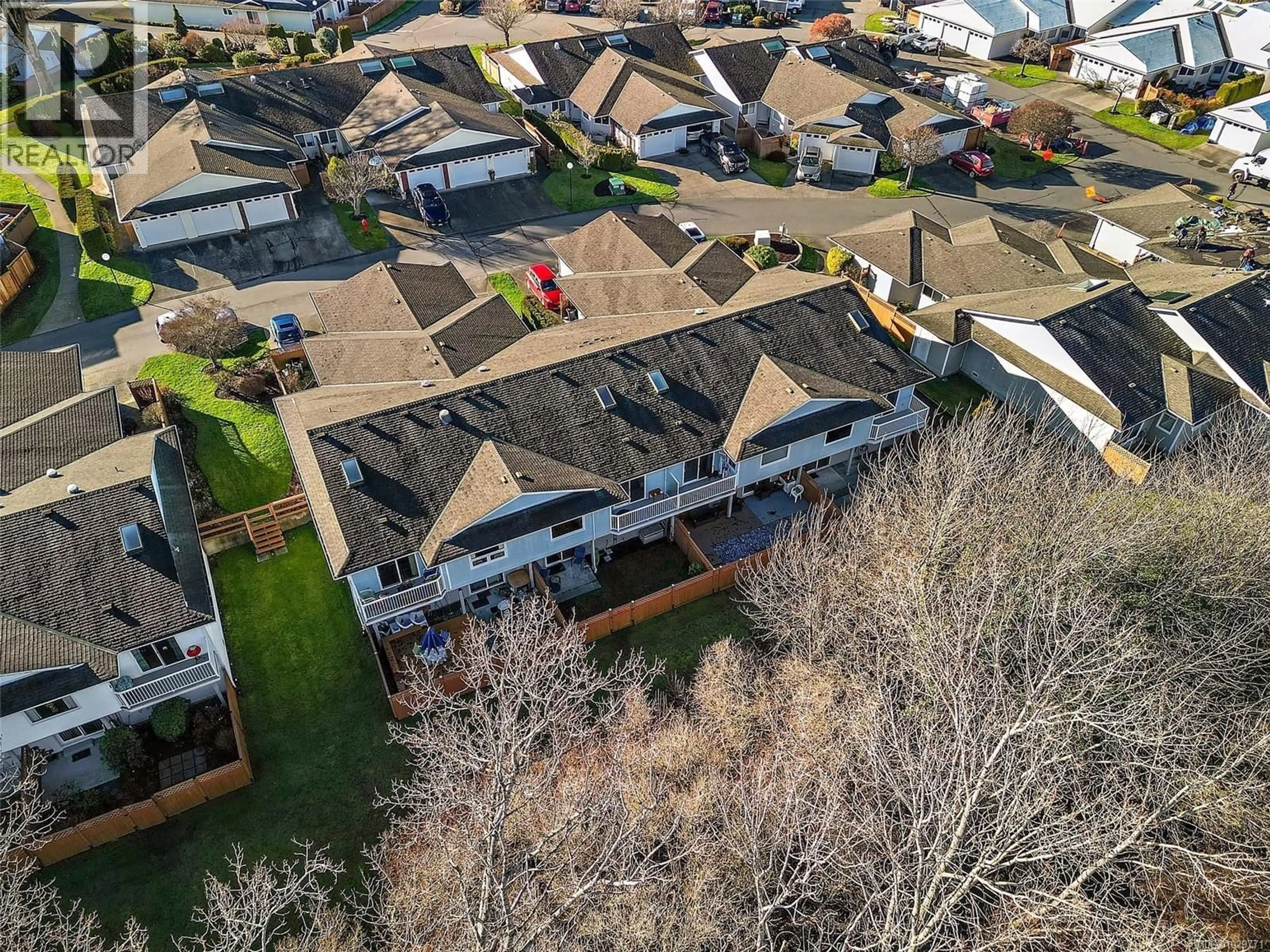 A pic from outside/outdoor area/front of a property/back of a property/a pic from drone, city buildings view from balcony for 23 - 4125 INTERURBAN ROAD, Saanich British Columbia V8Z4W8