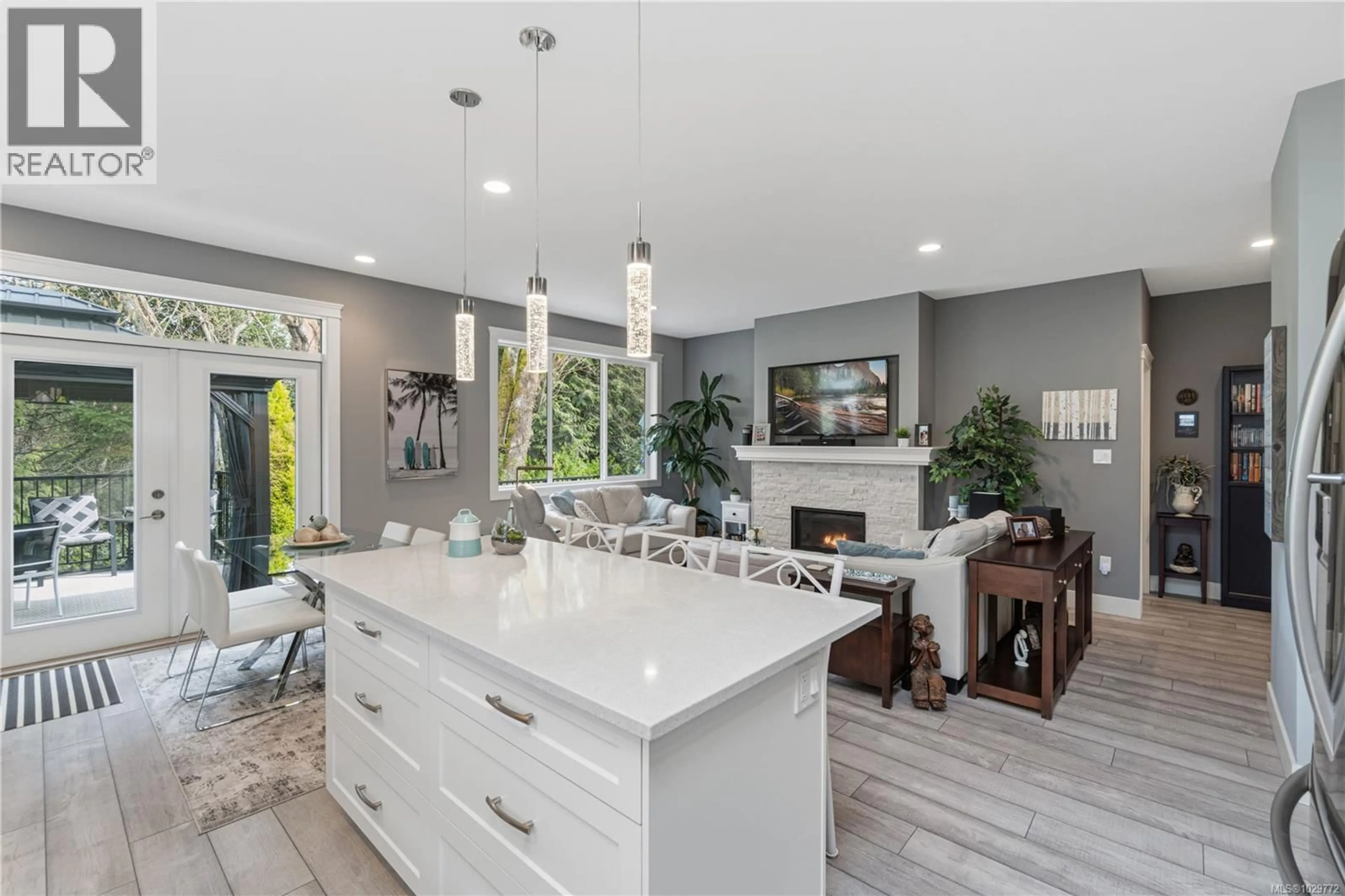 Open concept kitchen, ceramic/tile floor for 9649 ASKEW CREEK DRIVE, Chemainus British Columbia V0R1K3