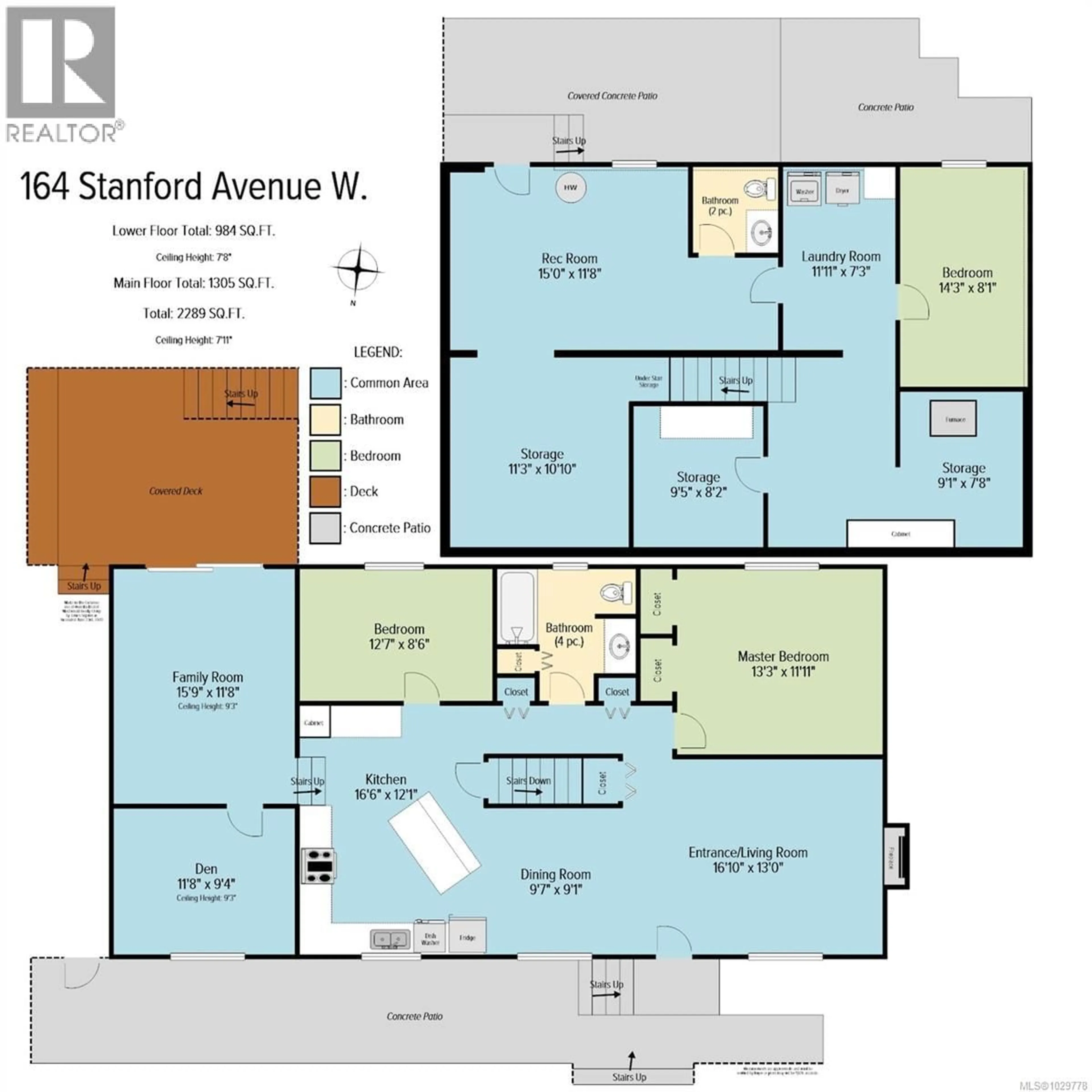 Floor plan for 164 STANFORD AVENUE WEST, Parksville British Columbia V9P1M2