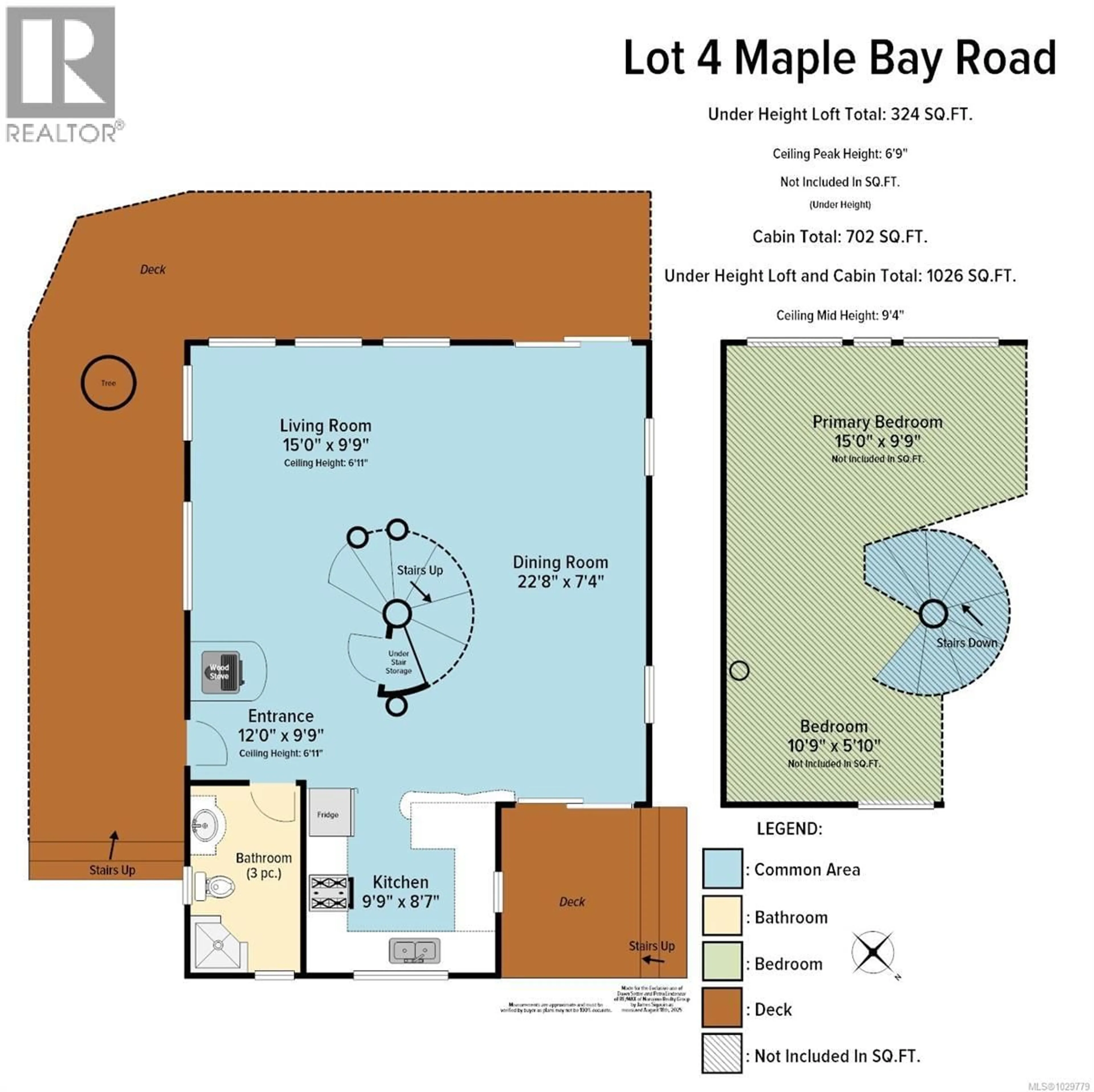 Floor plan for Lot 4 MAPLE BAY ROAD, Lasqueti Island British Columbia V0R2J0