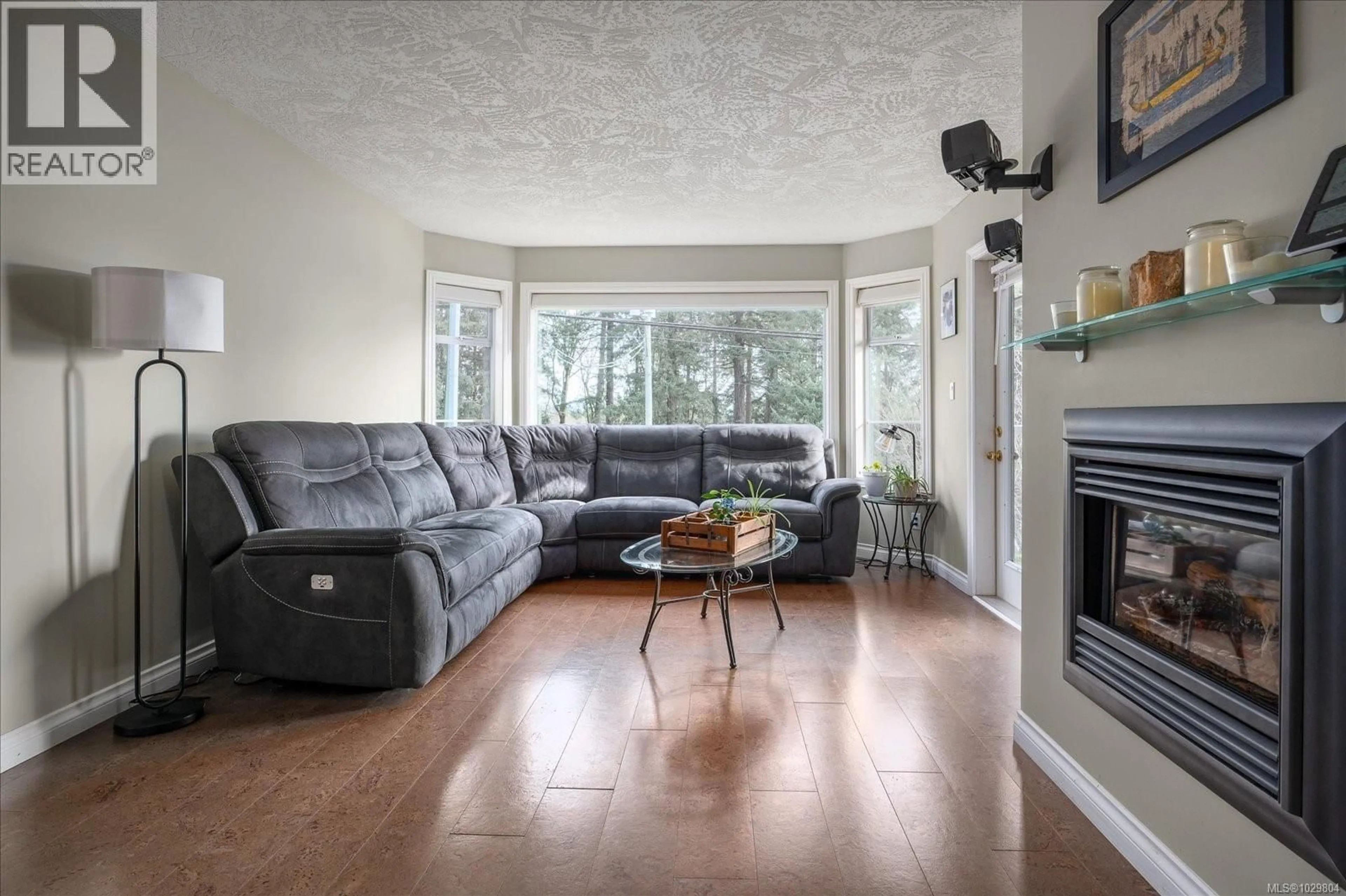 Living room with furniture, wood/laminate floor for 202 - 2 DORIC AVENUE, Nanaimo British Columbia V9R3N1