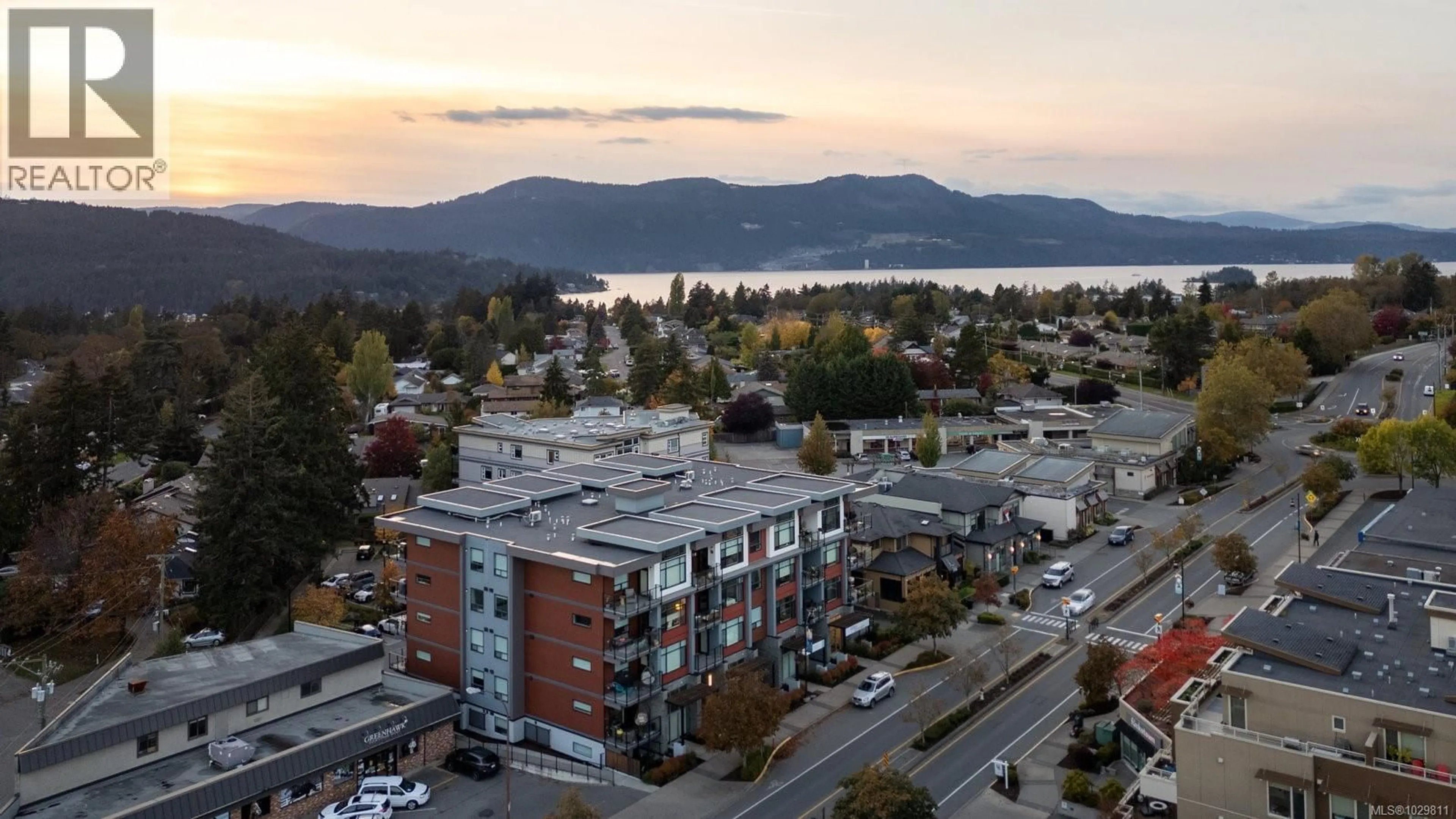 A pic from outside/outdoor area/front of a property/back of a property/a pic from drone, water/lake/river/ocean view for 508 - 7162 WEST SAANICH ROAD, Central Saanich British Columbia V8M1P6