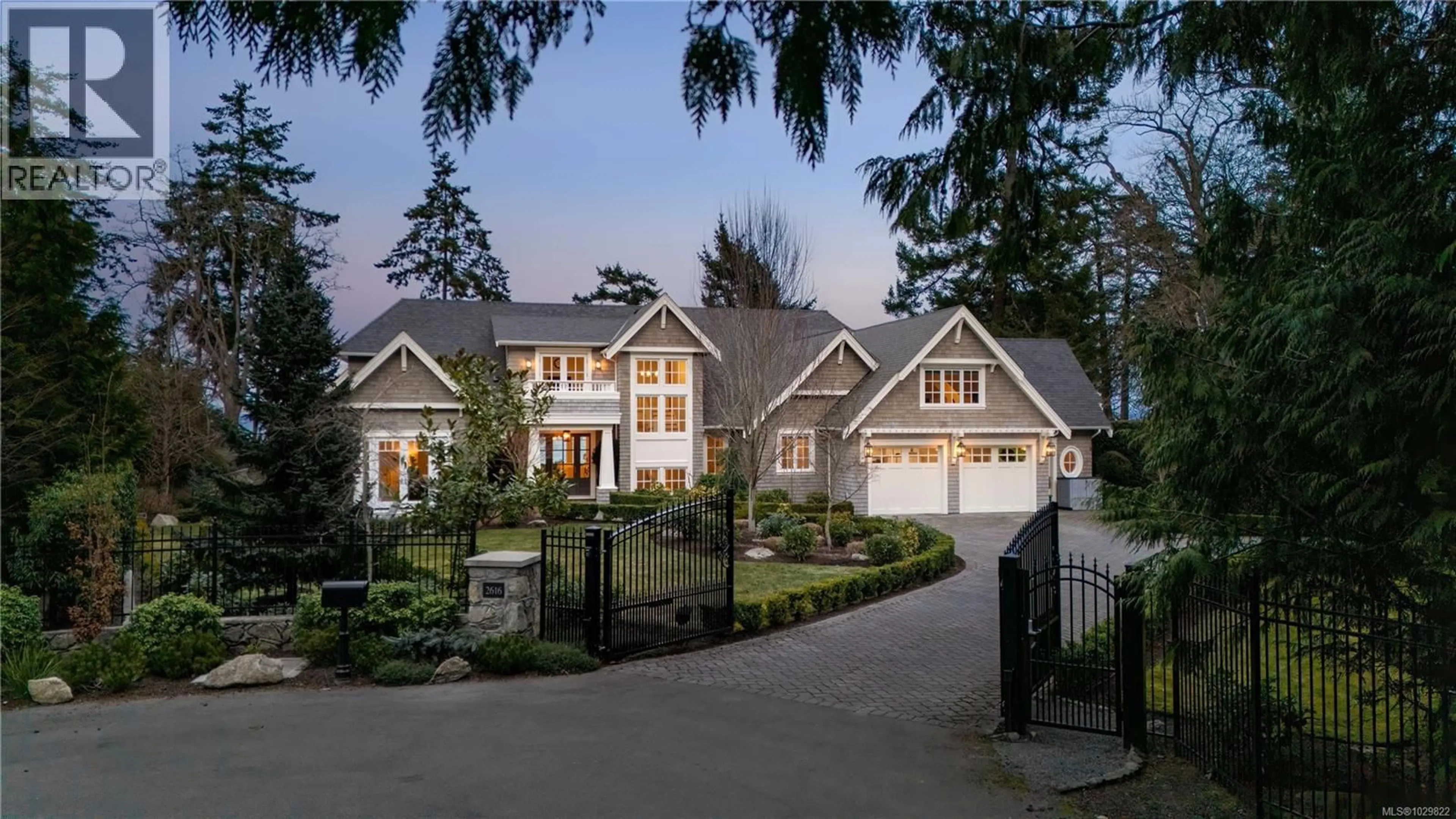 Home with brick exterior material, street for 2616 QUEENSWOOD LANE, Saanich British Columbia V8N1X5