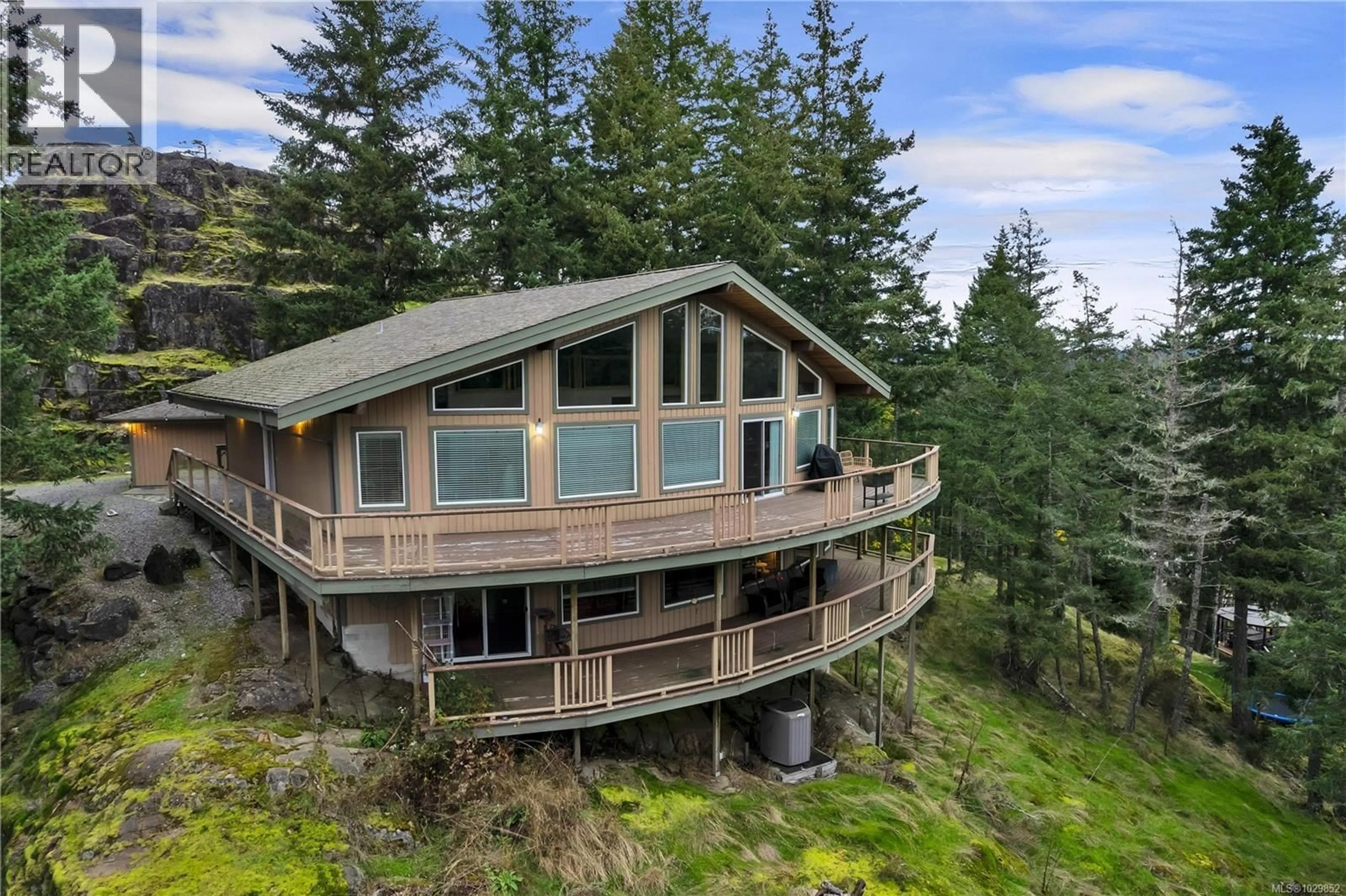 A pic from outside/outdoor area/front of a property/back of a property/a pic from drone, water/lake/river/ocean view for 27A - 620 HELANTON ROAD, Quadra Island British Columbia V0P1N0