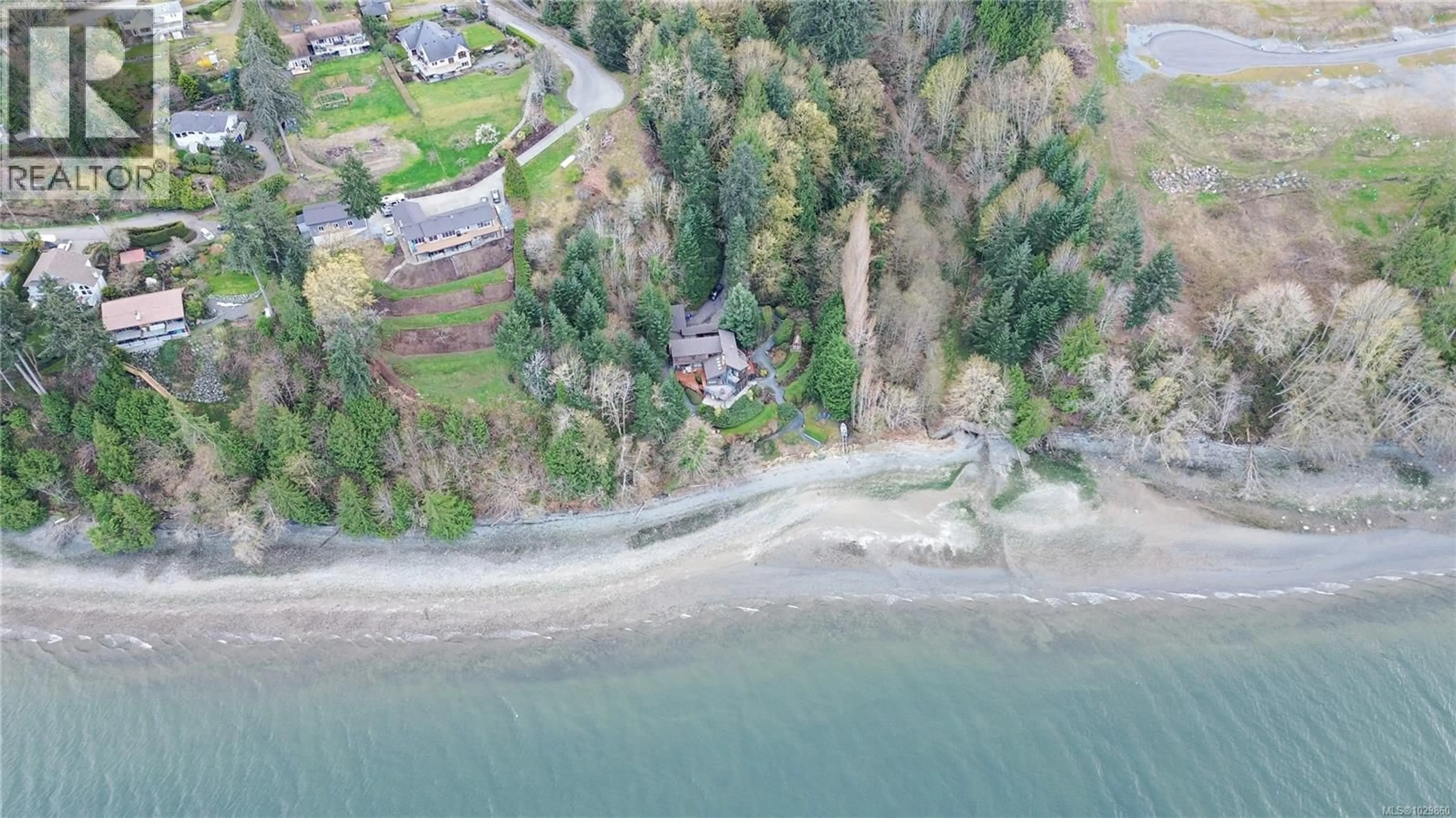 A pic from outside/outdoor area/front of a property/back of a property/a pic from drone, water/lake/river/ocean view for 1141 JOYCE ROAD, Cowichan Bay British Columbia V0R1N2