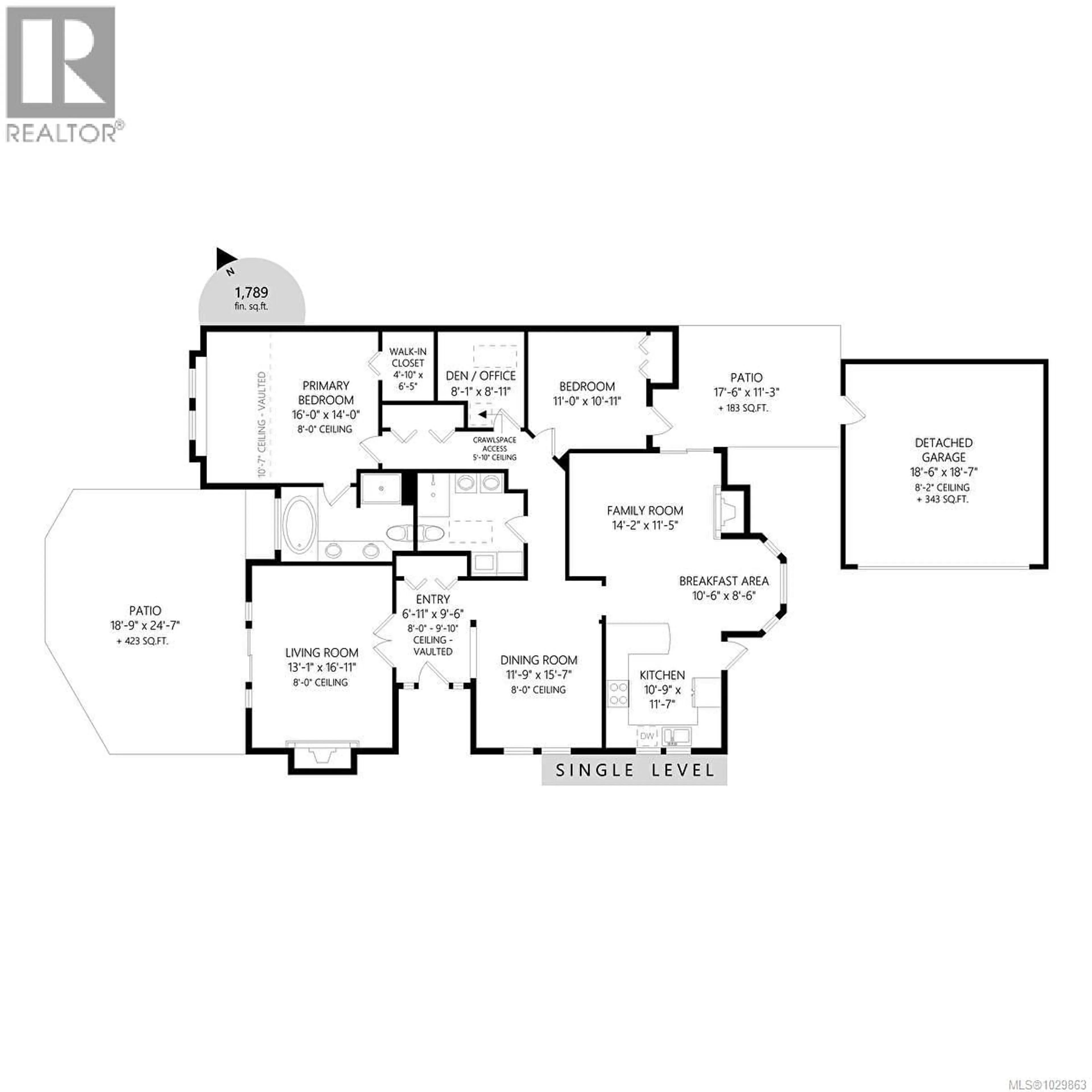 Floor plan for 1096 VALEWOOD TRAIL, Saanich British Columbia V8X5E3