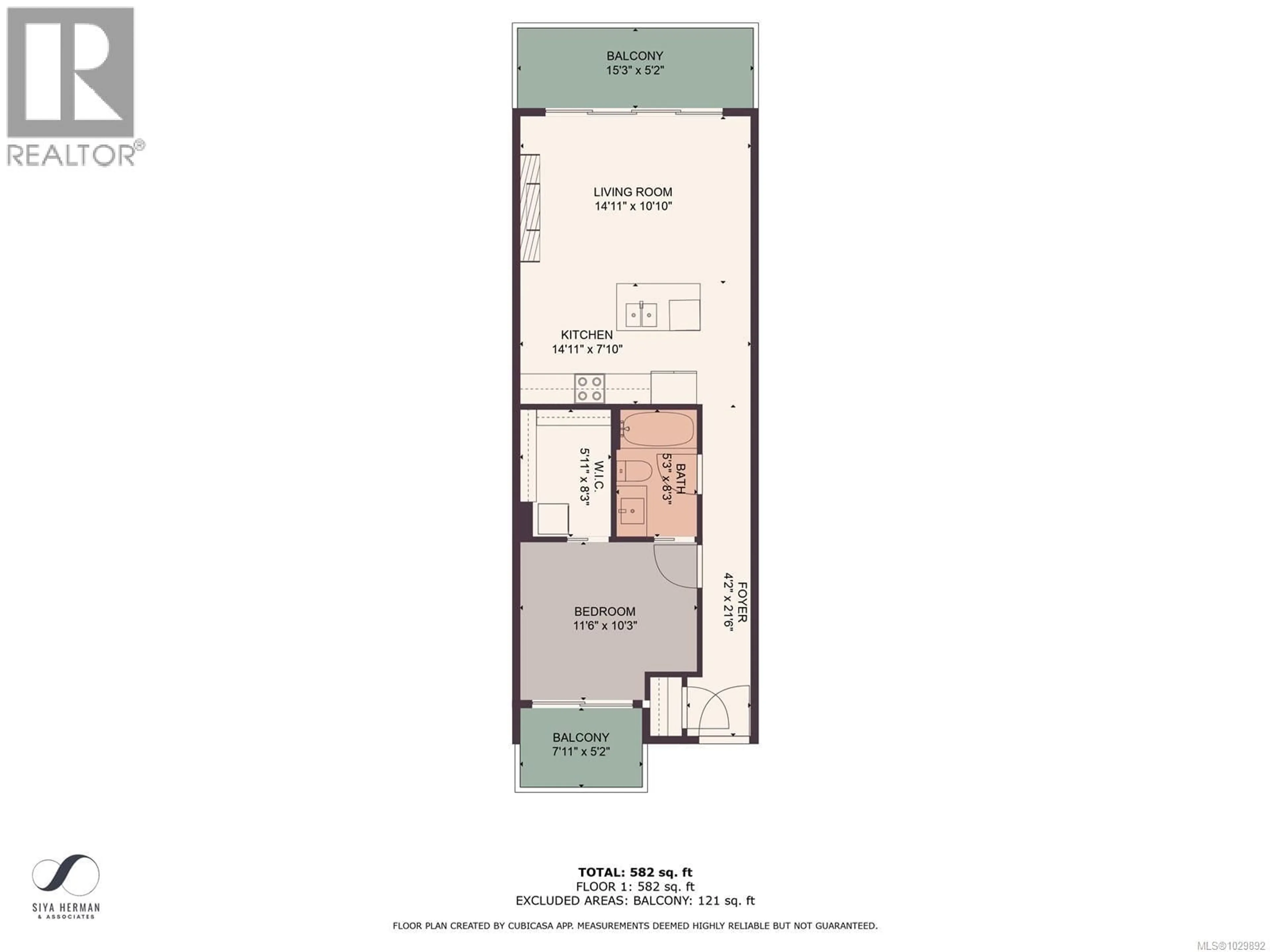 Floor plan for 205 - 91 CHAPEL STREET, Nanaimo British Columbia V9R5H3