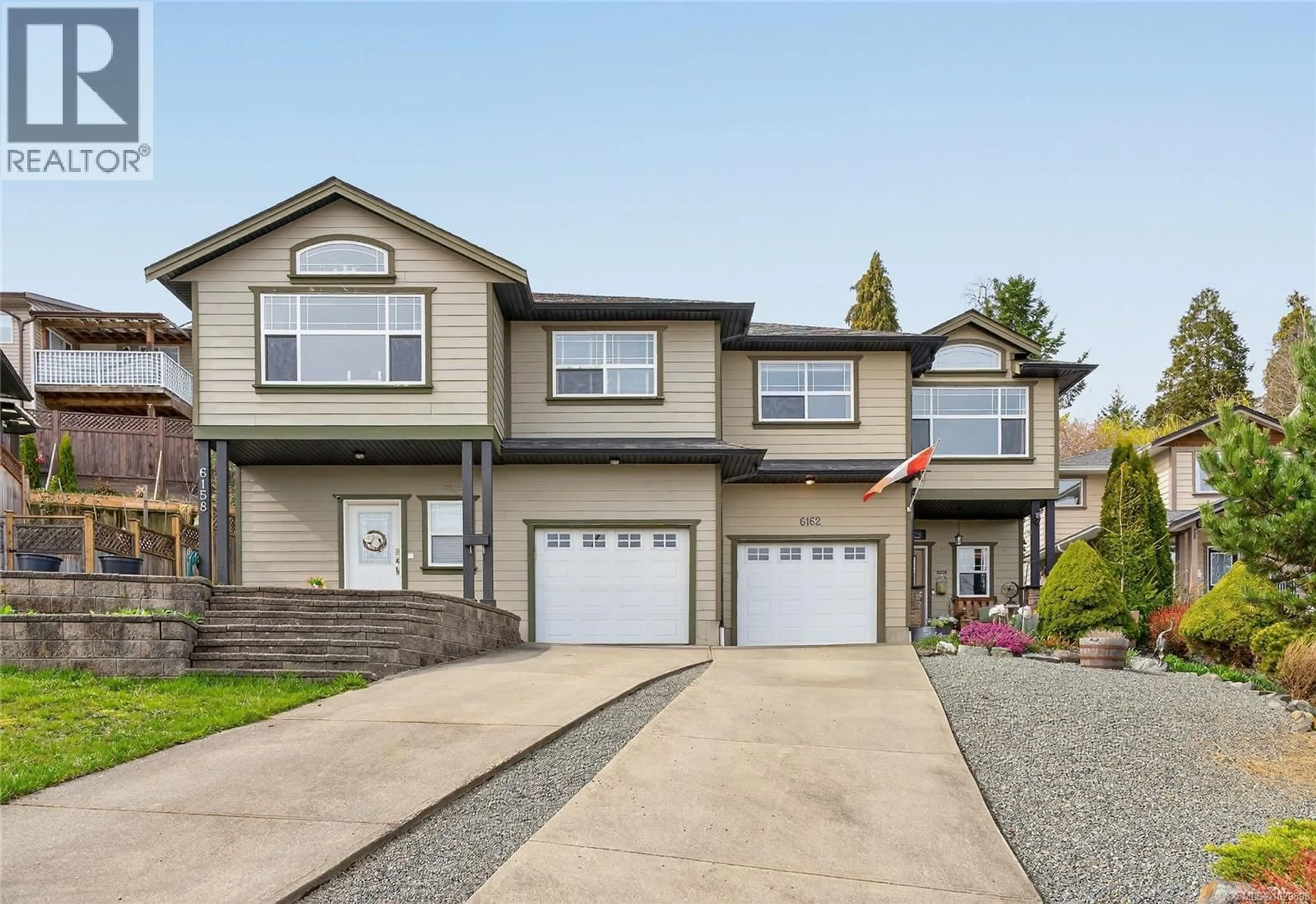 Home with vinyl exterior material, street for 6162 SAYWARD ROAD, Duncan British Columbia V9L5K1