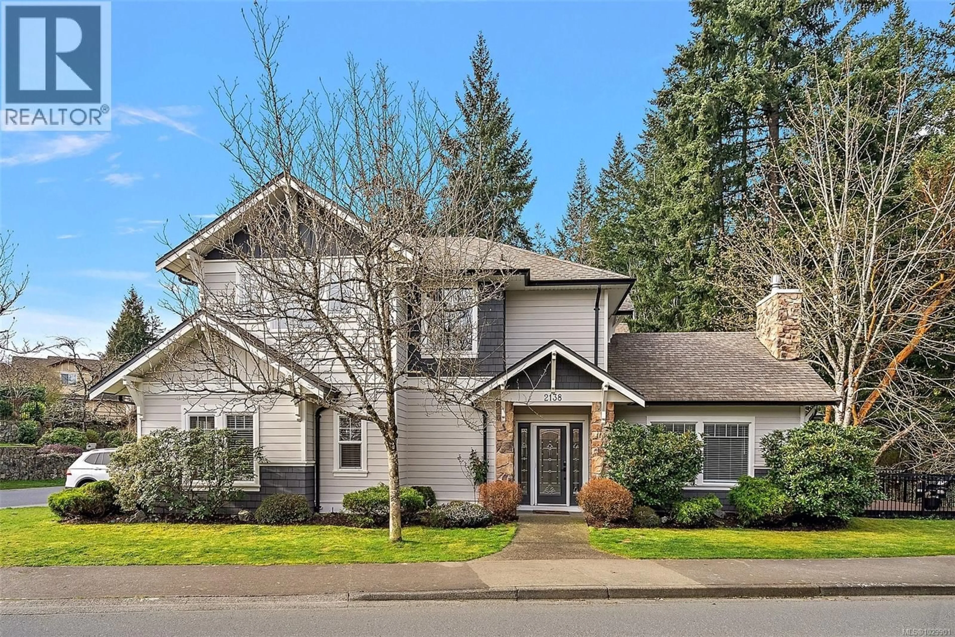 Home with vinyl exterior material, street for 2138 STONE GATE, Langford British Columbia V9B6R5