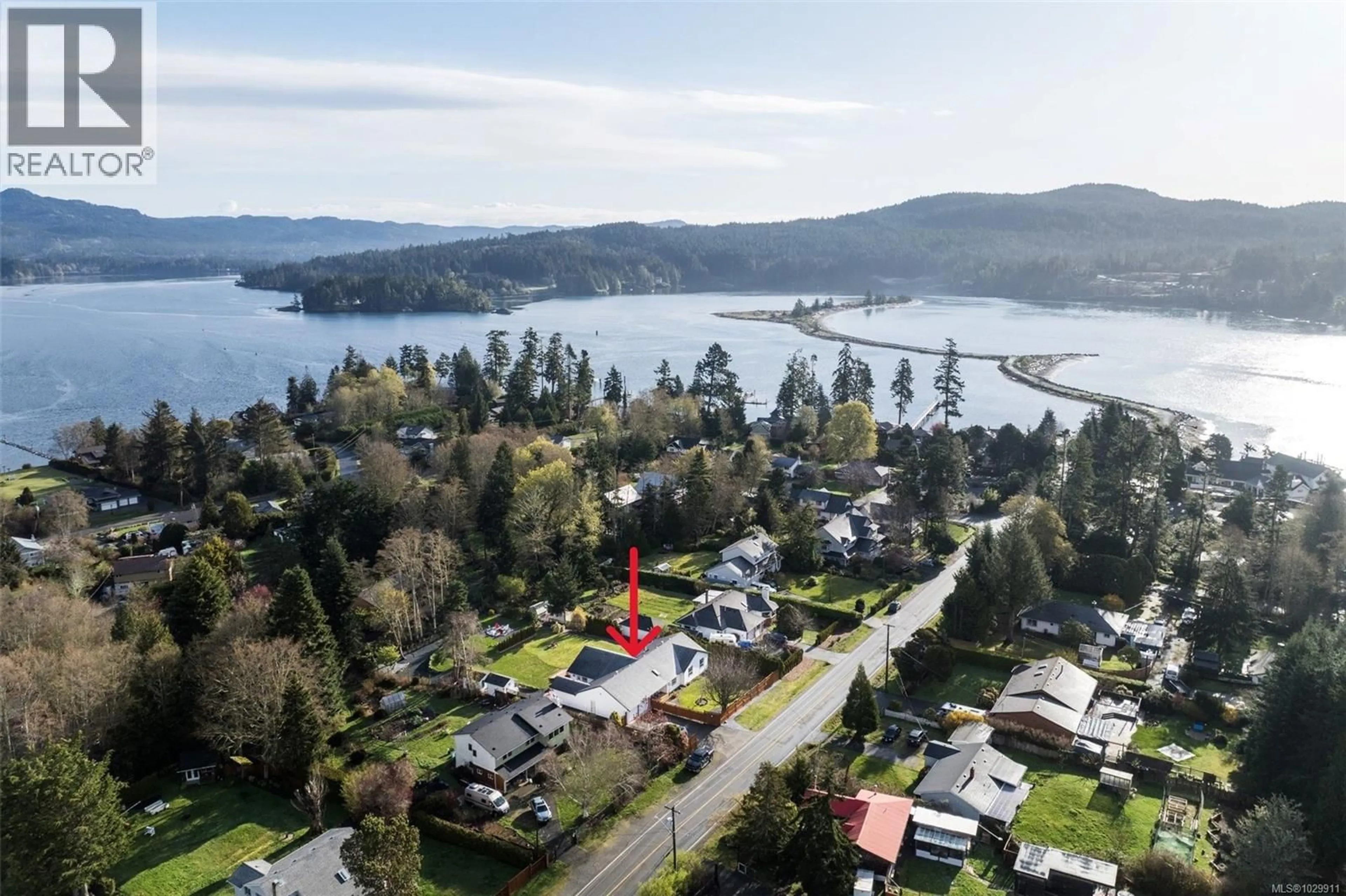 A pic from outside/outdoor area/front of a property/back of a property/a pic from drone, water/lake/river/ocean view for 1563 WHIFFIN SPIT ROAD, Sooke British Columbia V9Z0T4