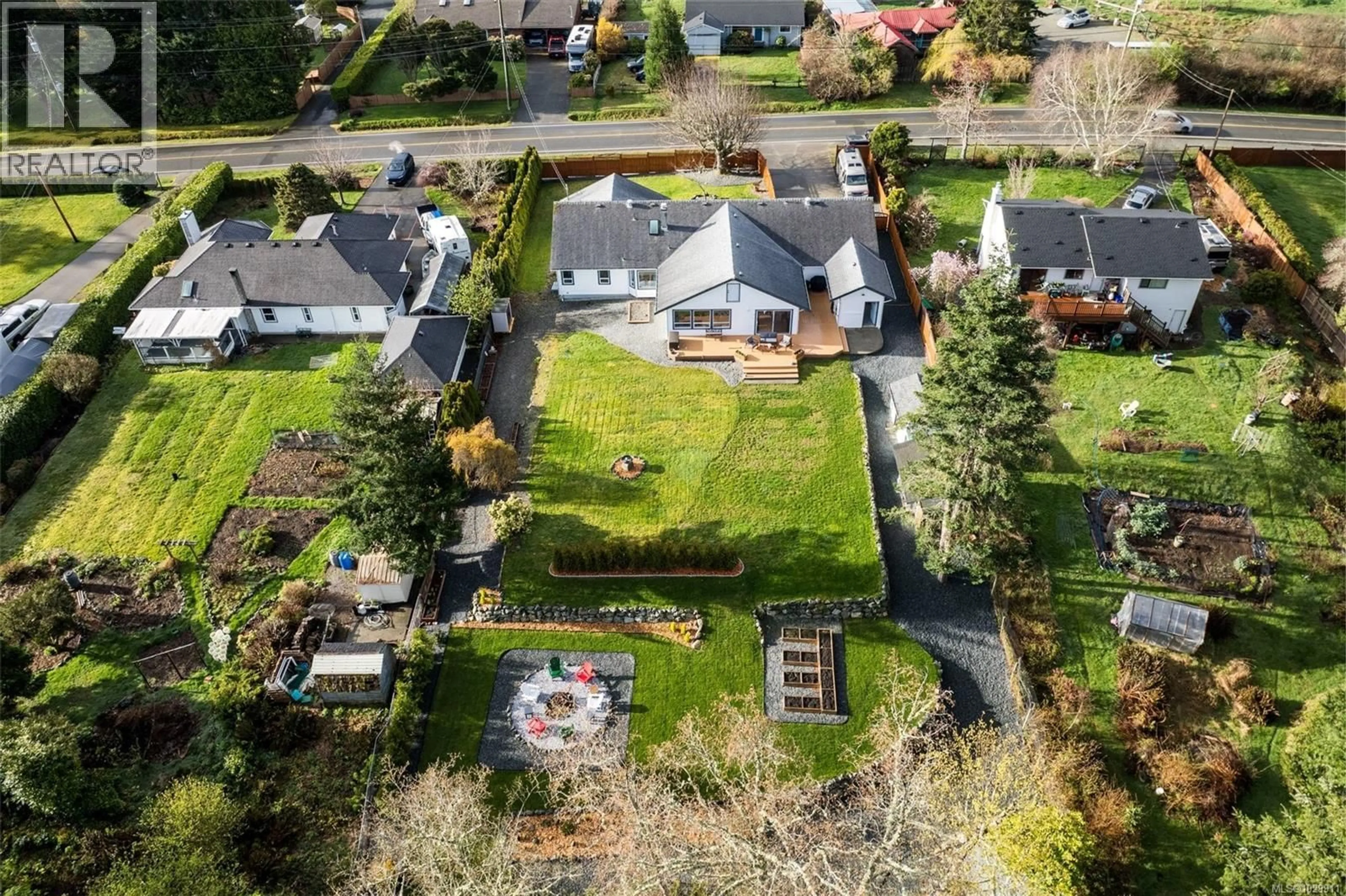 A pic from outside/outdoor area/front of a property/back of a property/a pic from drone, street for 1563 WHIFFIN SPIT ROAD, Sooke British Columbia V9Z0T4