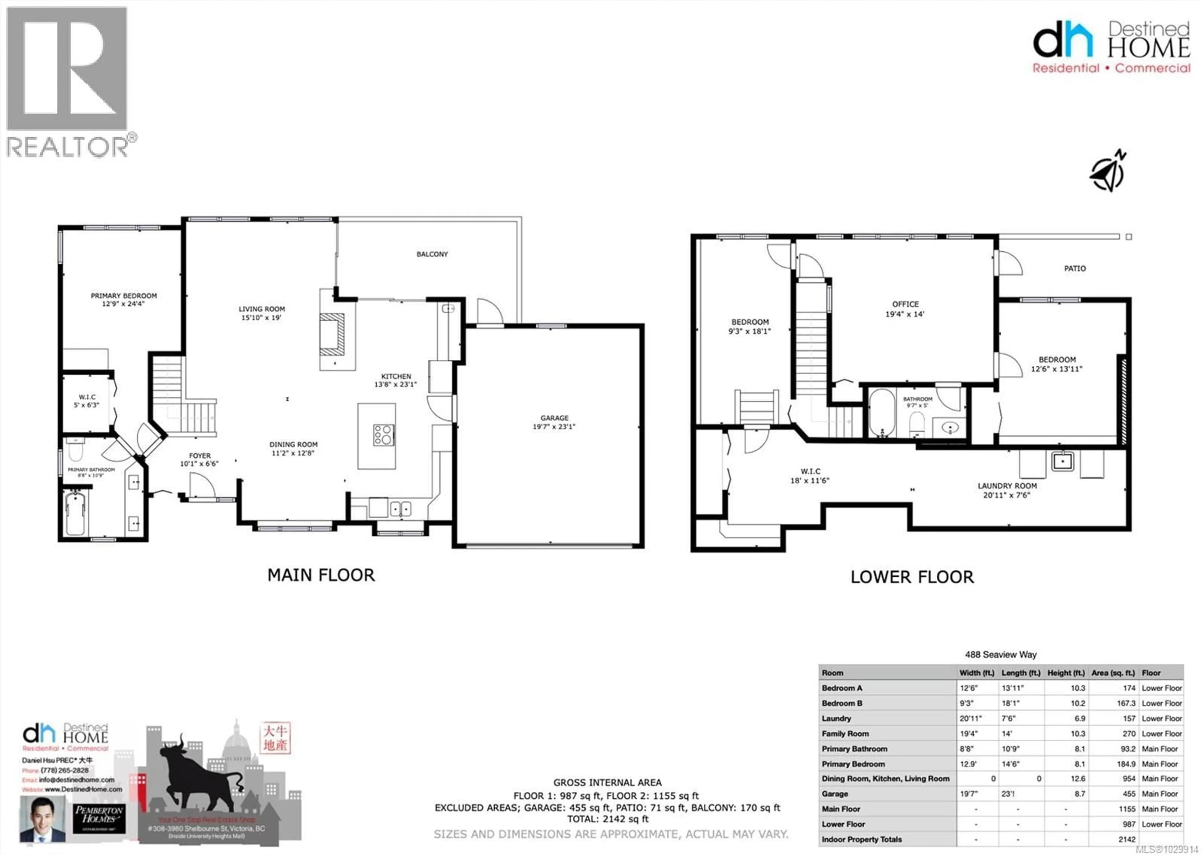 Floor plan for 488 SEAVIEW WAY, Cobble Hill British Columbia V0R1L1