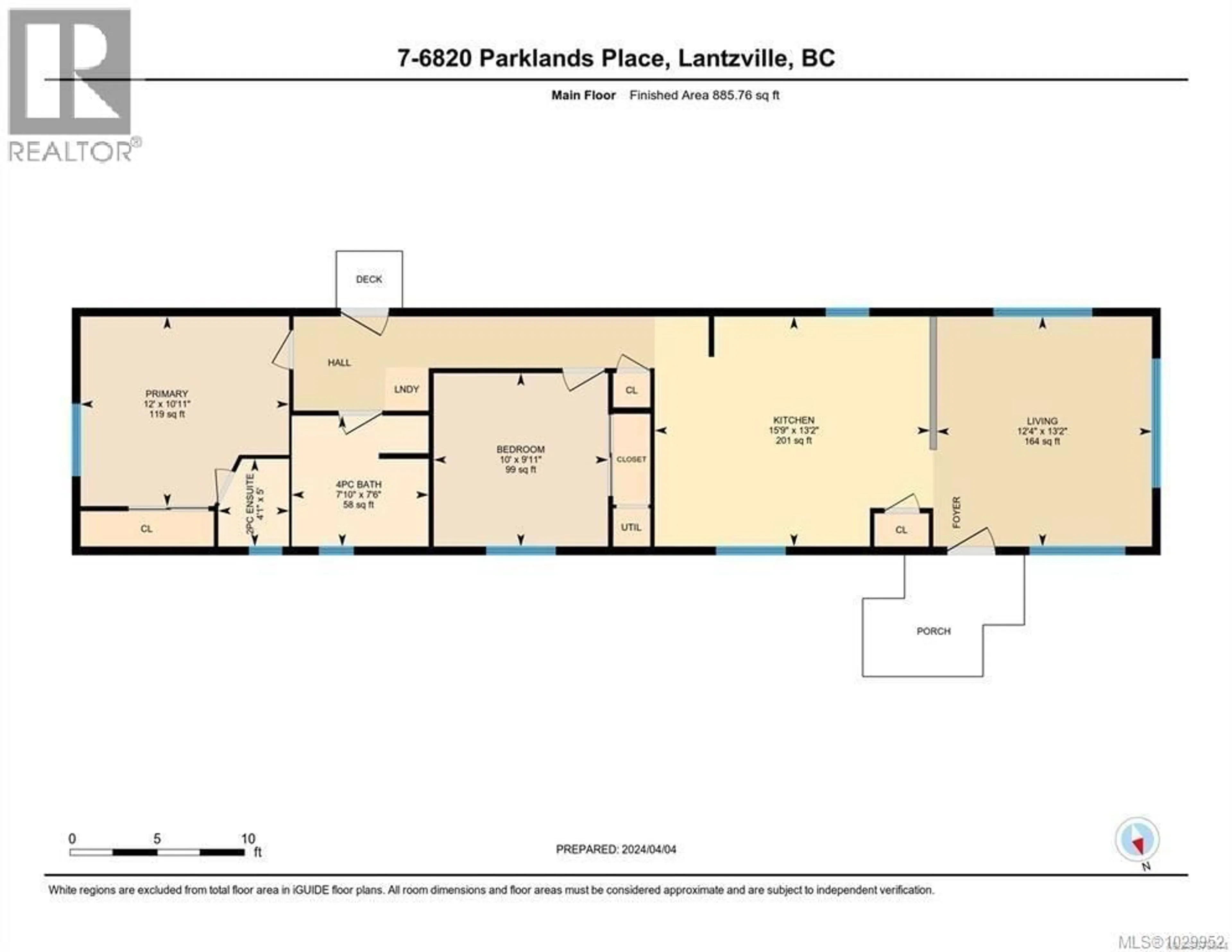 Floor plan for 7 - 6820 PARKLANDS PLACE, Lantzville British Columbia V0R2H0