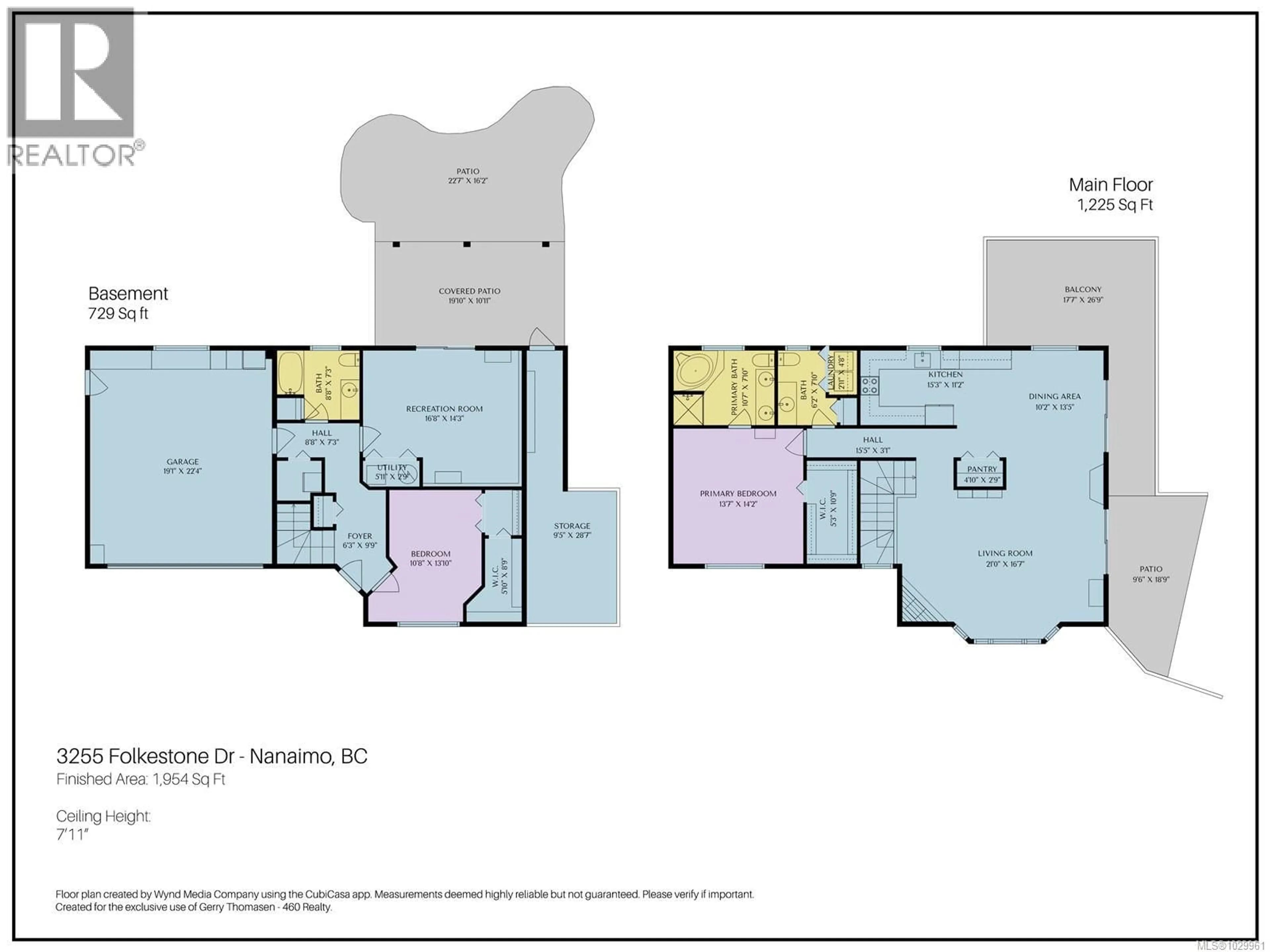 Floor plan for 3255 FOLKESTONE DRIVE, Nanaimo British Columbia V9T5V2