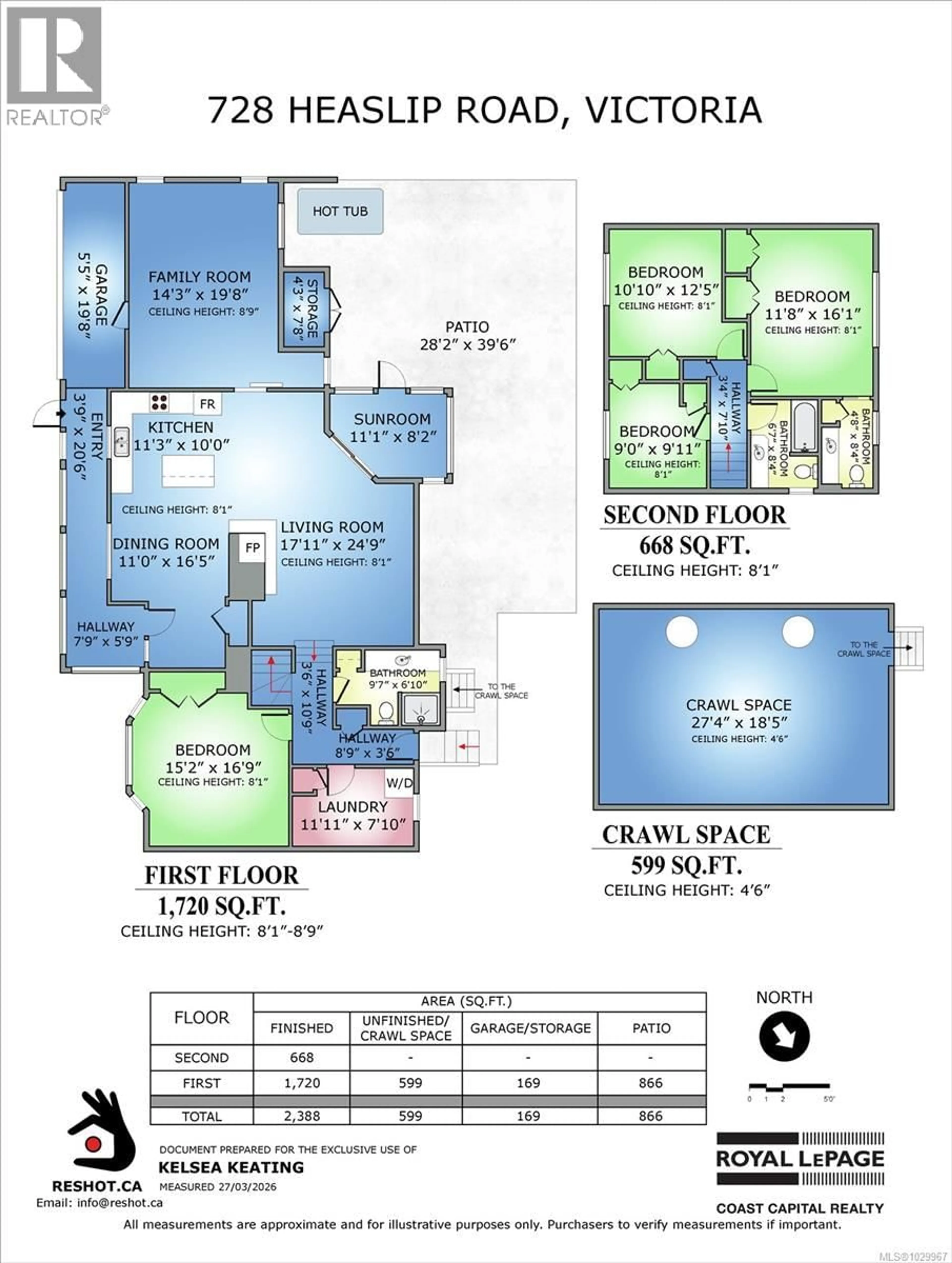Floor plan for 728 HEASLIP PLACE, Colwood British Columbia V9B4W1