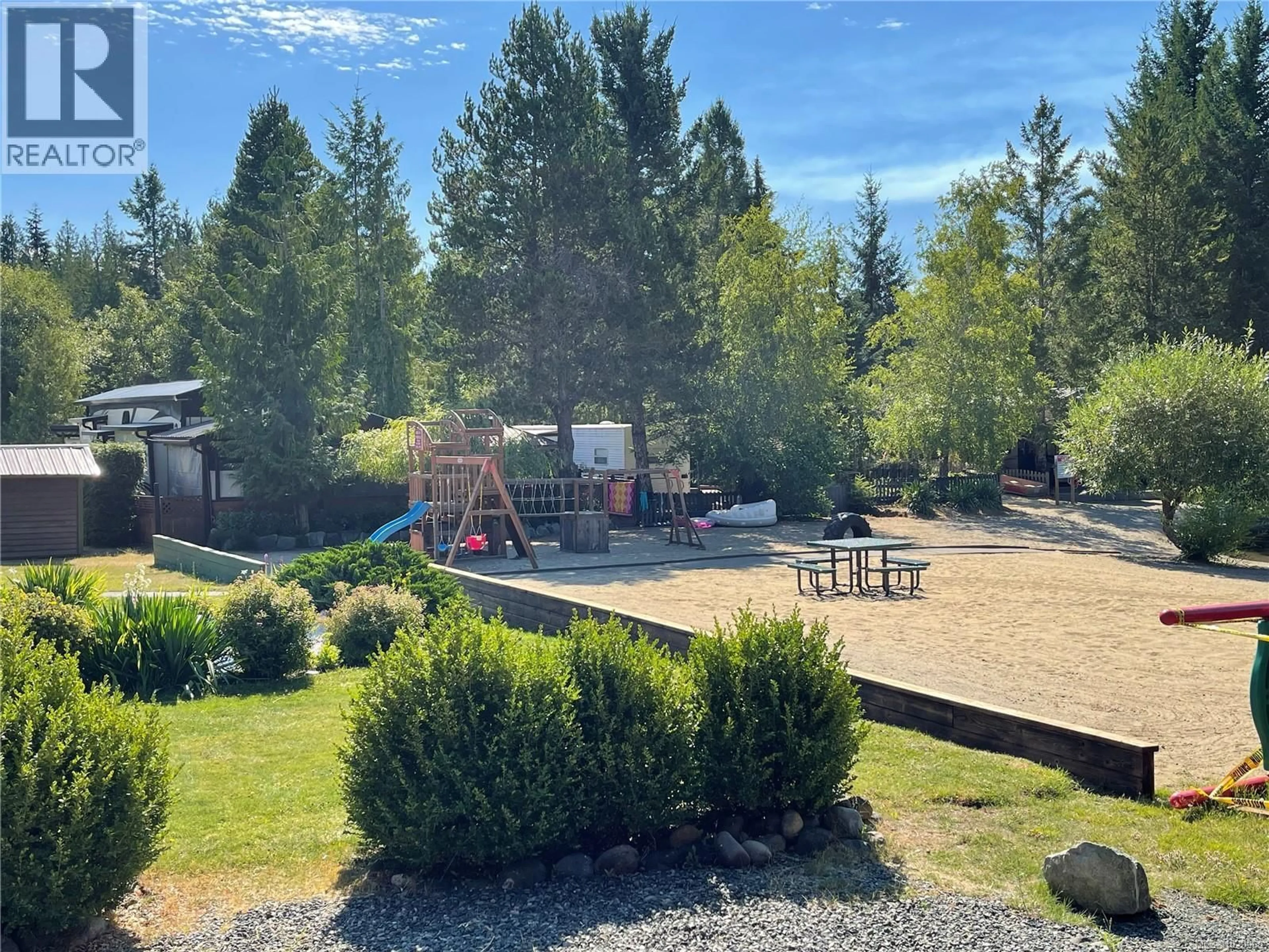 A pic from outside/outdoor area/front of a property/back of a property/a pic from drone, forest/trees view for C-11 - 2650 TURNBULL ROAD, Bowser British Columbia V0R1G0