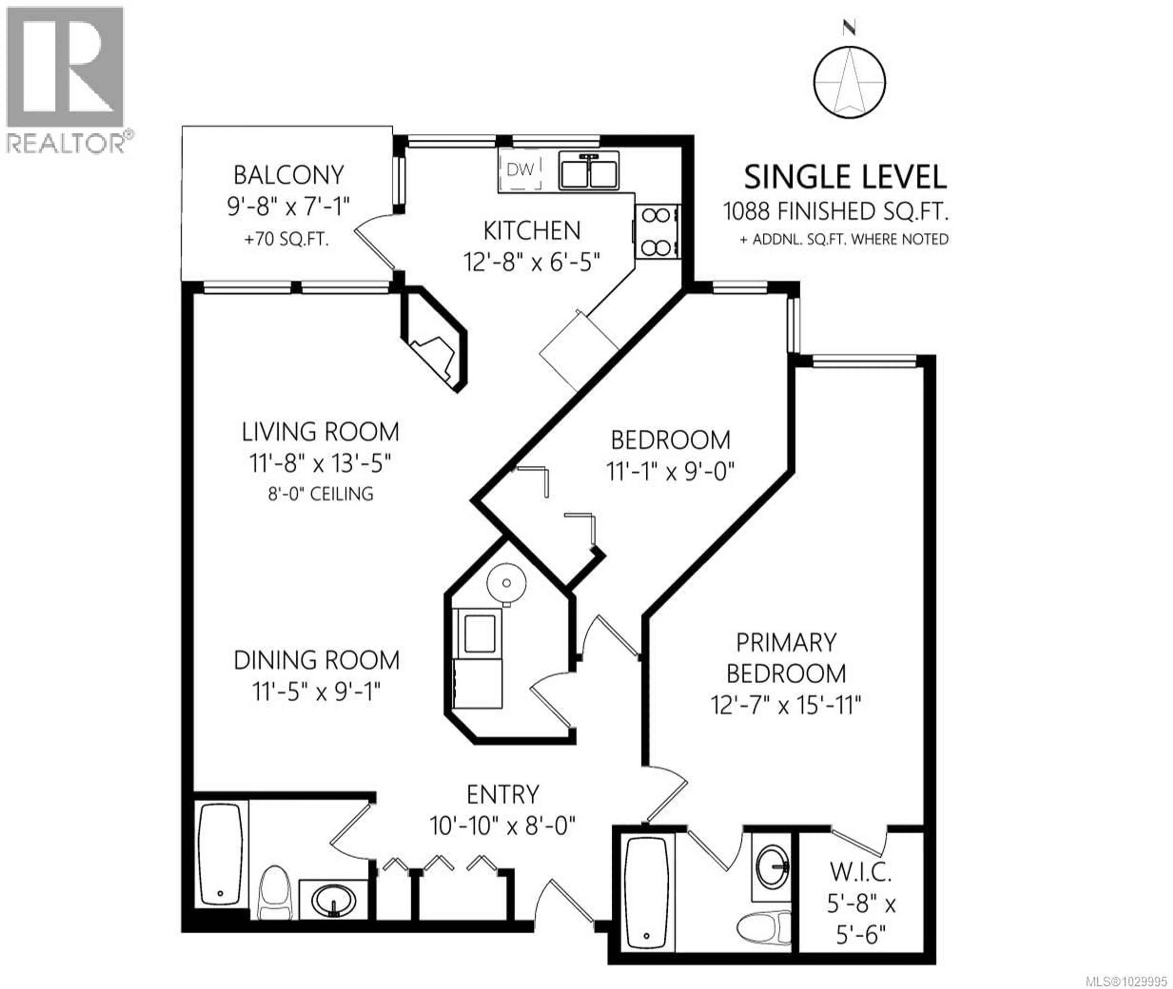 Floor plan for 207 - 7865 PATTERSON ROAD, Central Saanich British Columbia V8M2C7