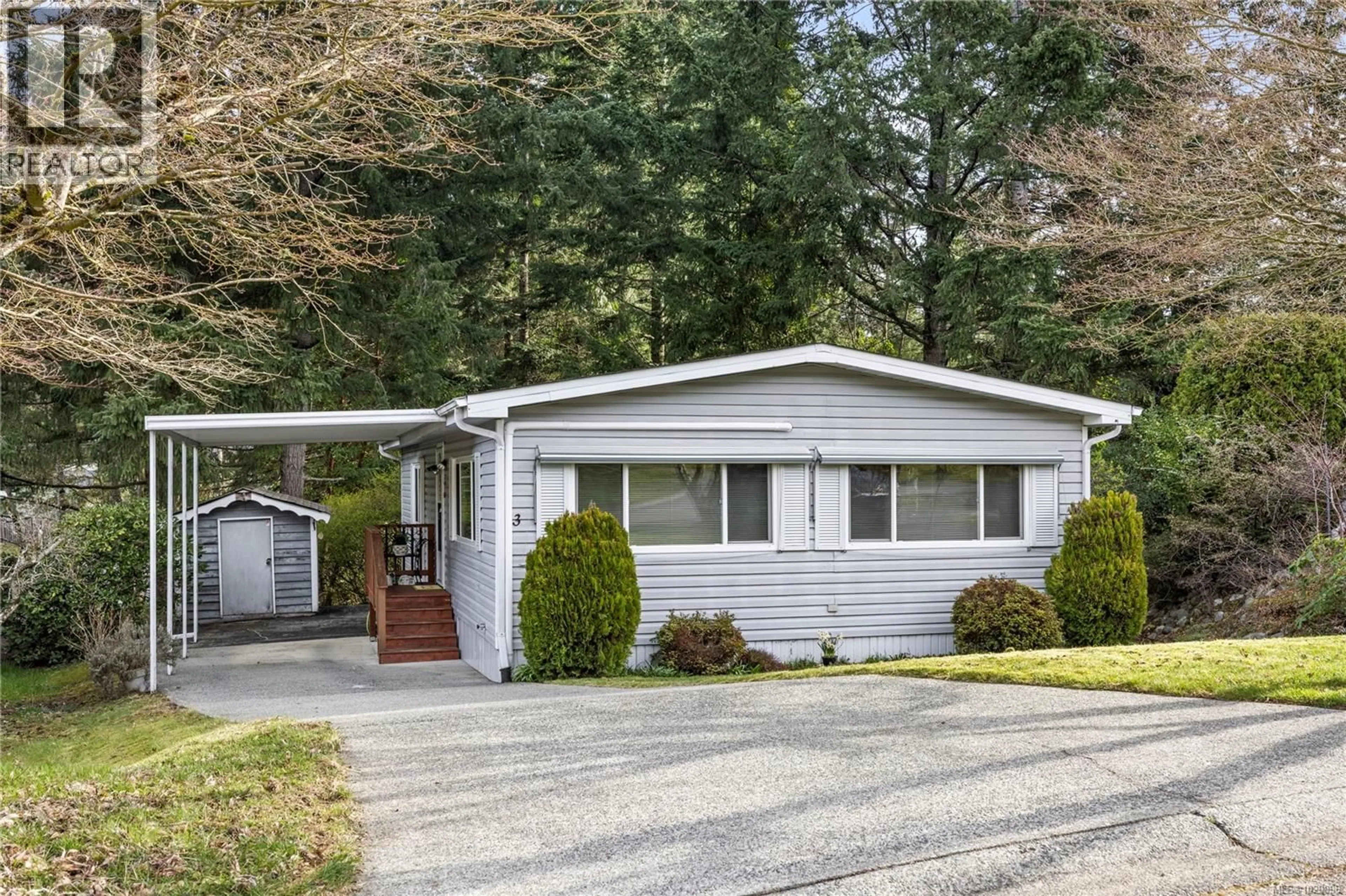 Home with vinyl exterior material, street for 3 - 2501 LABIEUX ROAD, Nanaimo British Columbia V9T5A6