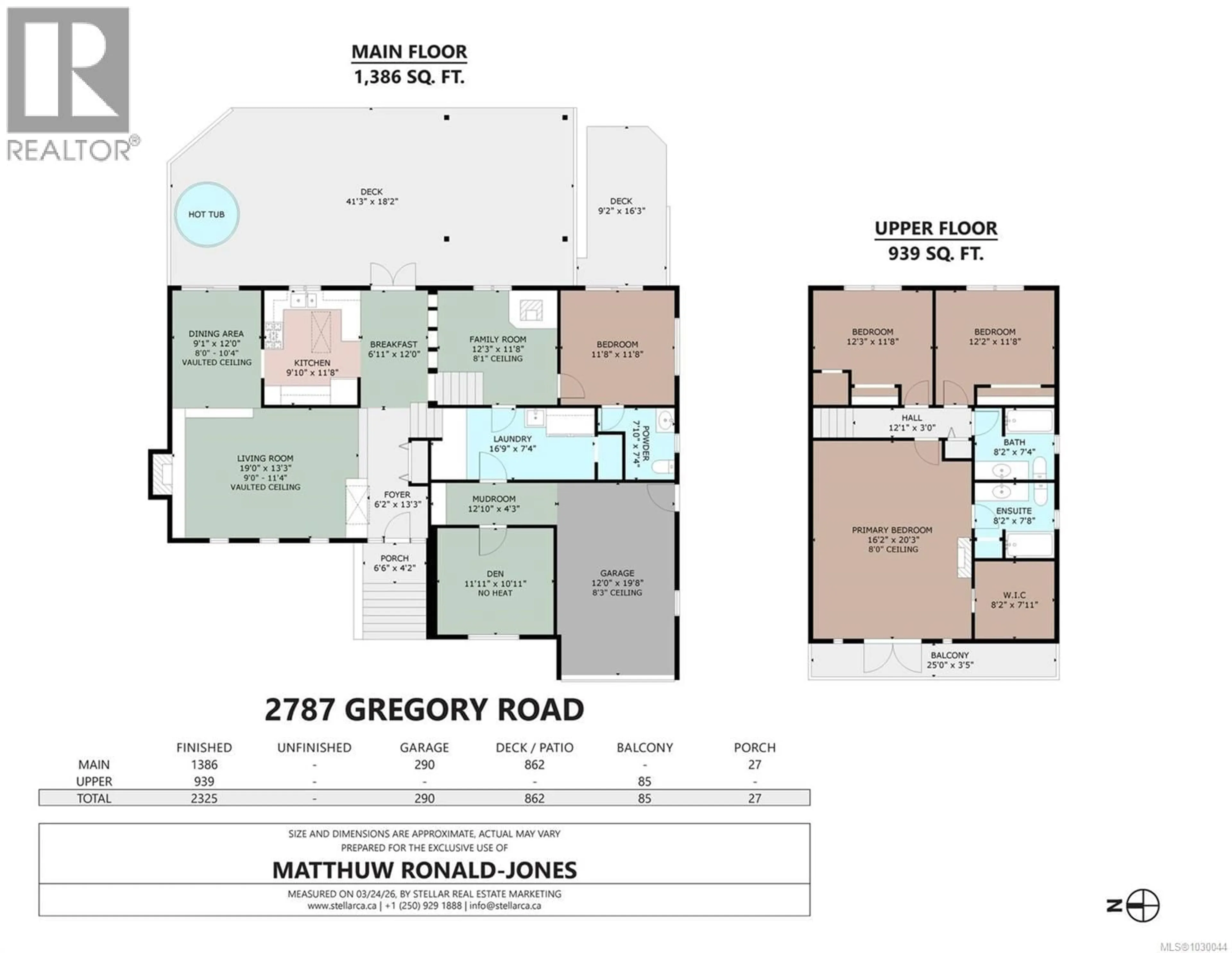 Floor plan for 2787 GREGORY ROAD, Shawnigan Lake British Columbia V8H2E8