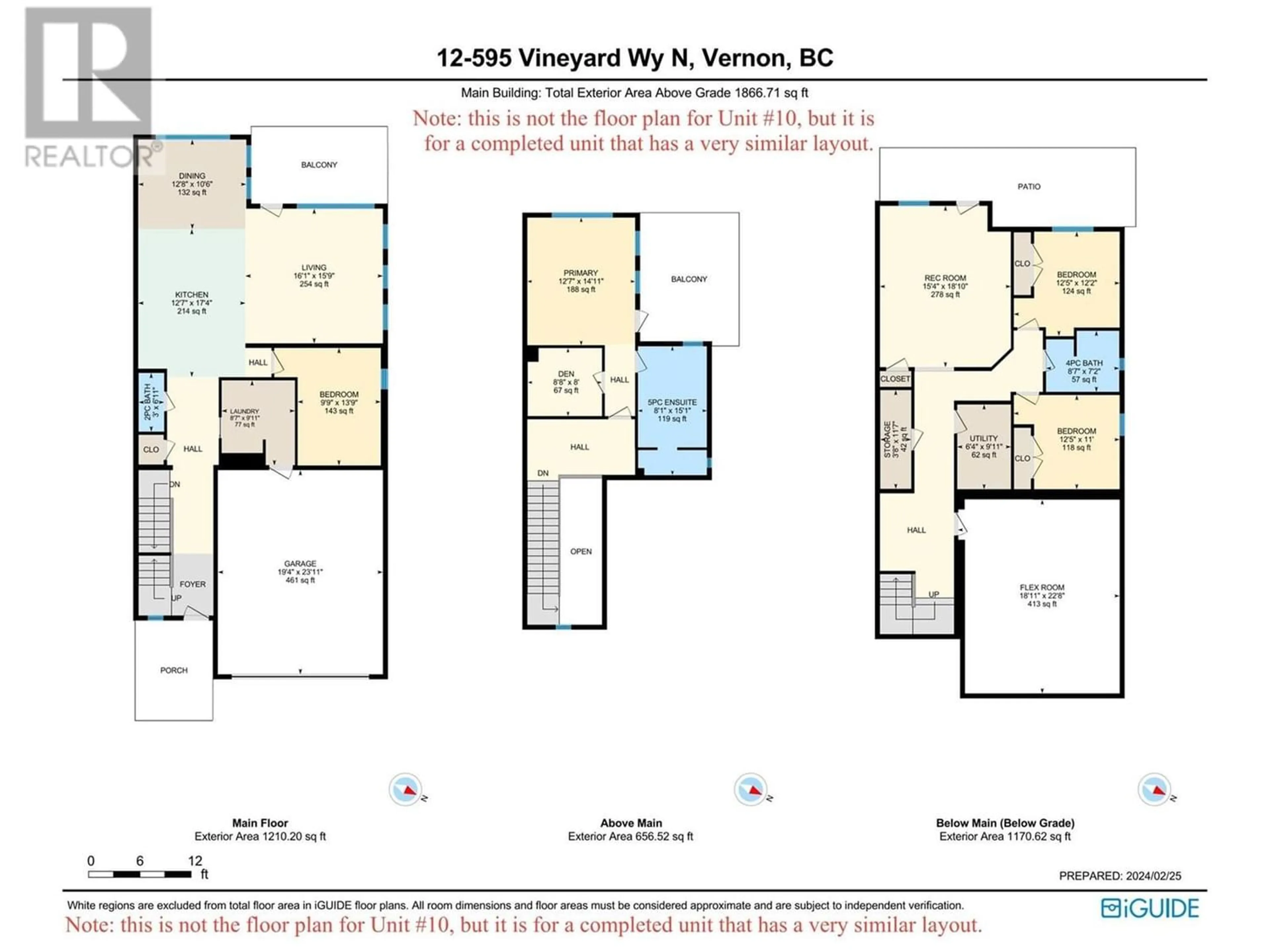 Floor plan for 595 Vineyard Way N Unit# 10, Vernon British Columbia V1H2M2