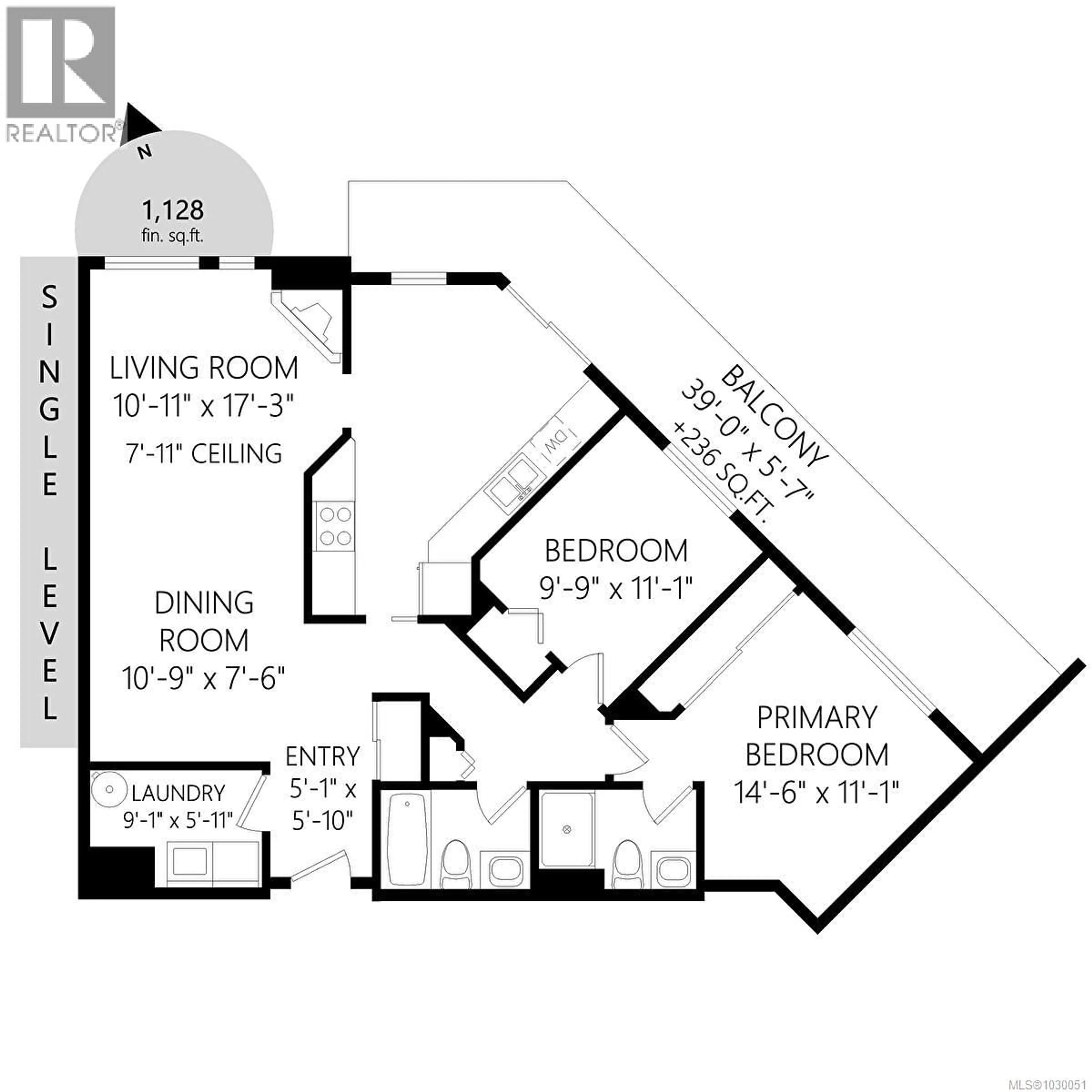 Floor plan for 306 - 3700 CAREY ROAD, Saanich British Columbia V8Z4C2