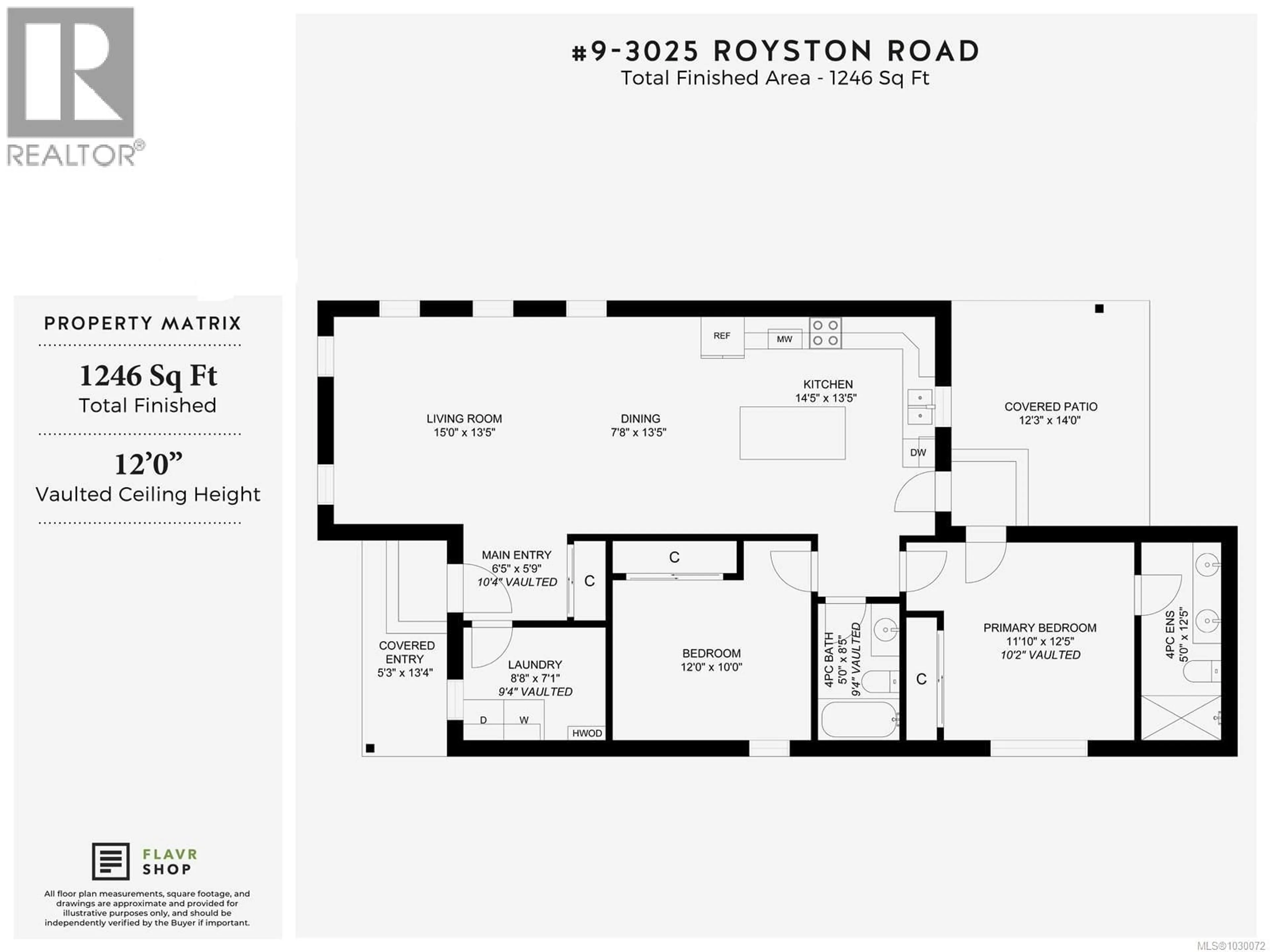 Floor plan for 9 - 3025 ROYSTON ROAD, Cumberland British Columbia V0R1S0