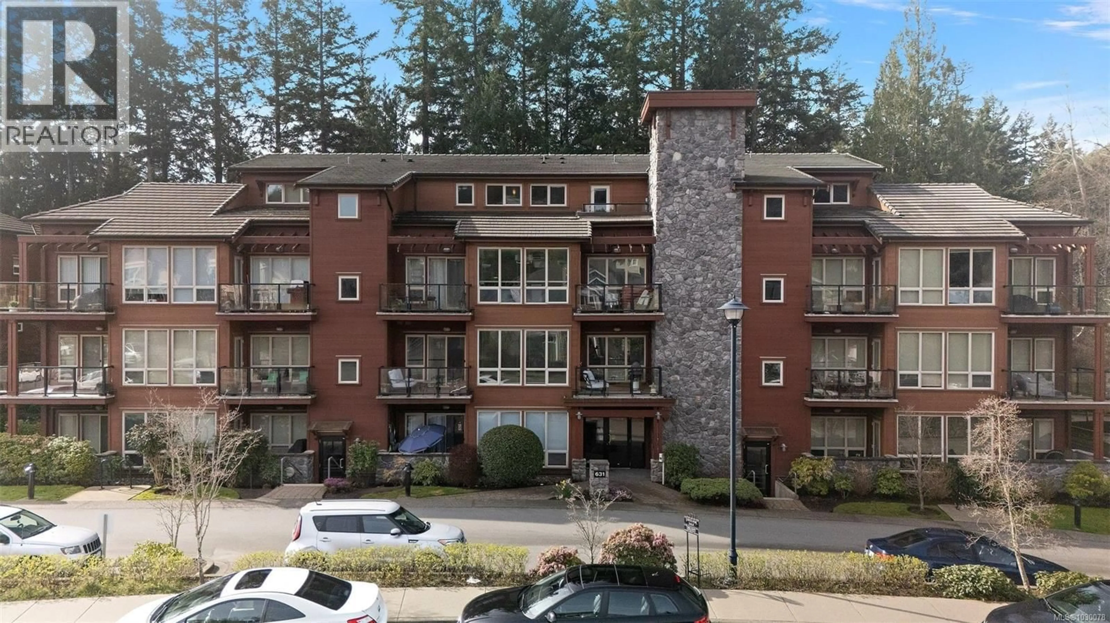A pic from outside/outdoor area/front of a property/back of a property/a pic from drone, building for 205 - 631 BROOKSIDE ROAD, Colwood British Columbia L1L1L1