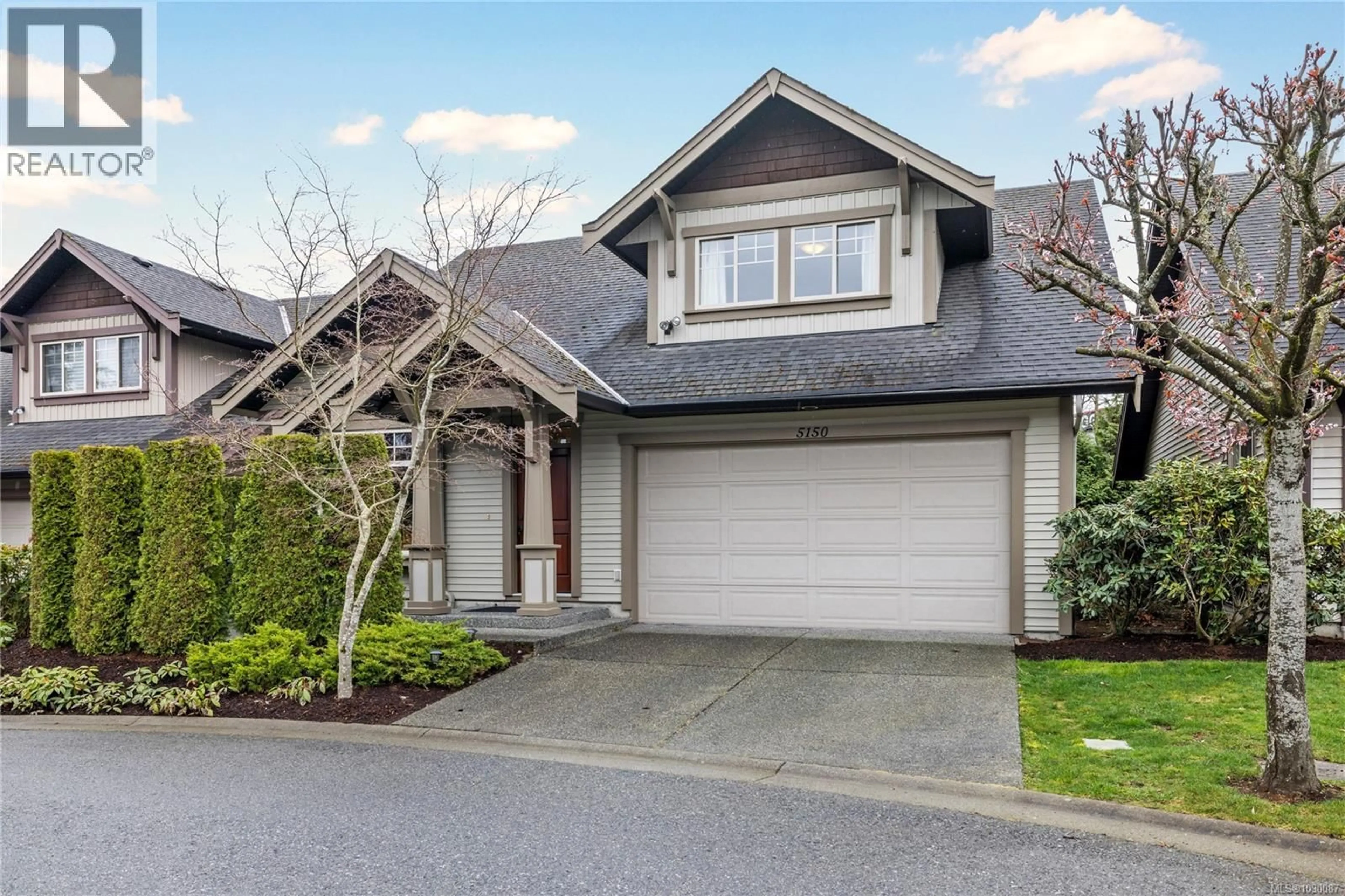 Home with vinyl exterior material, street for 5150 SIMMHER WAY, Nanaimo British Columbia V9T5T8