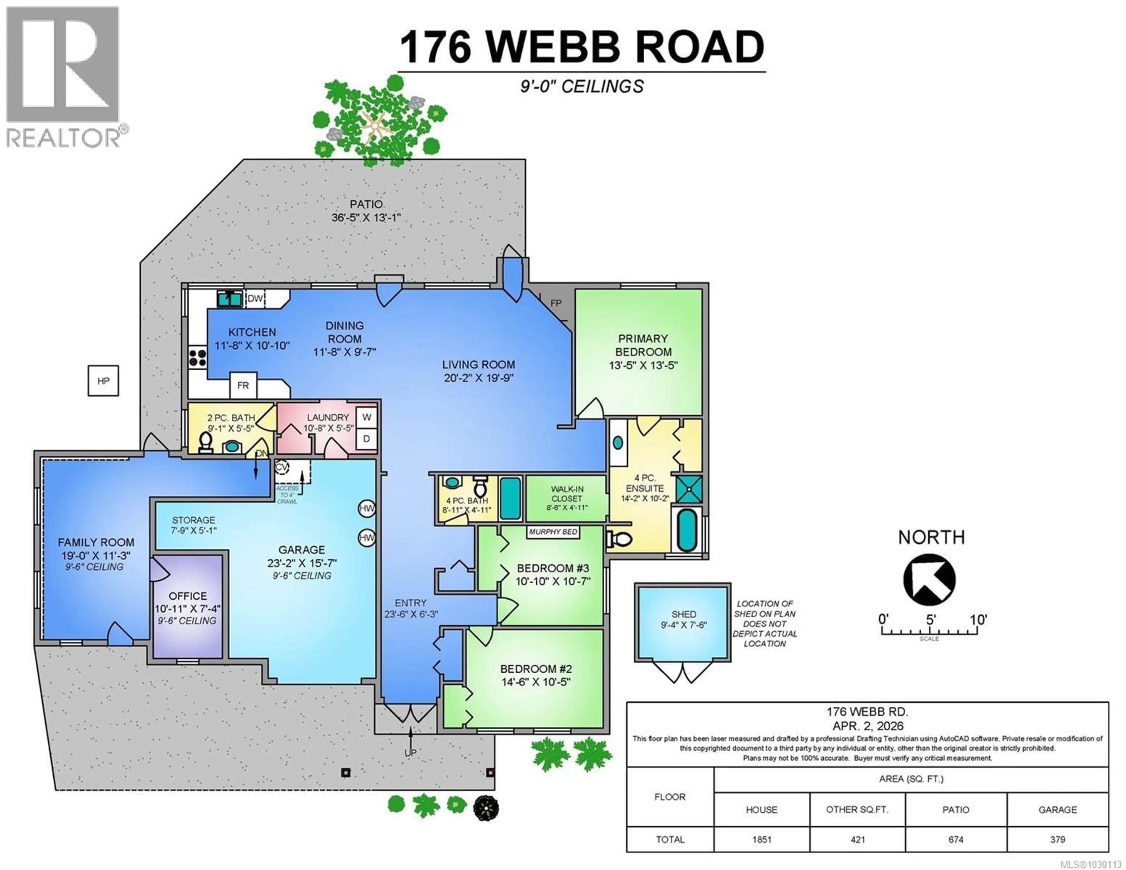 Floor plan for 176 WEBB ROAD, Courtenay British Columbia V9N9L9