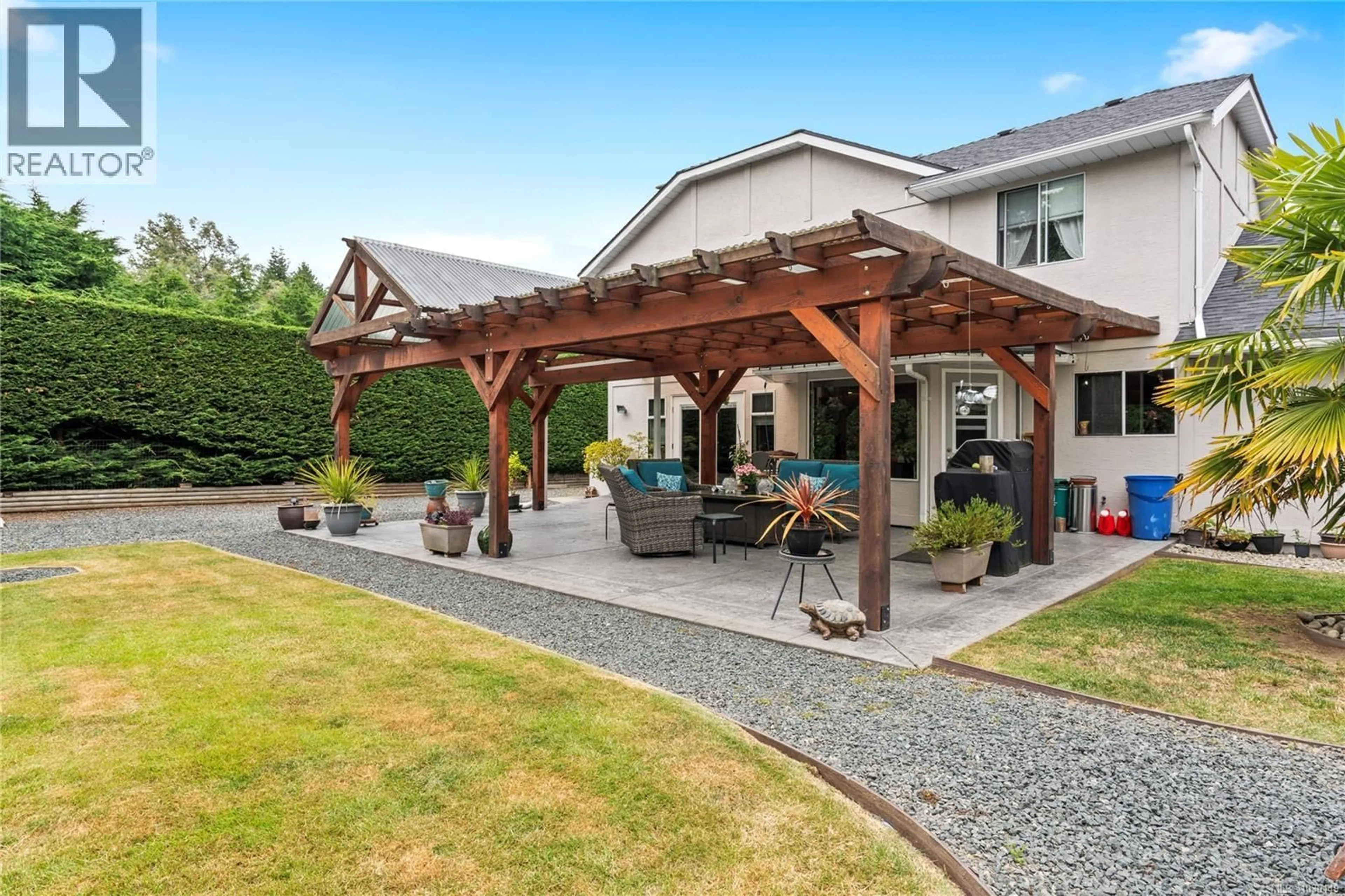 Patio, mountain view for 870 CAVIN ROAD, French Creek British Columbia V9P1Z9