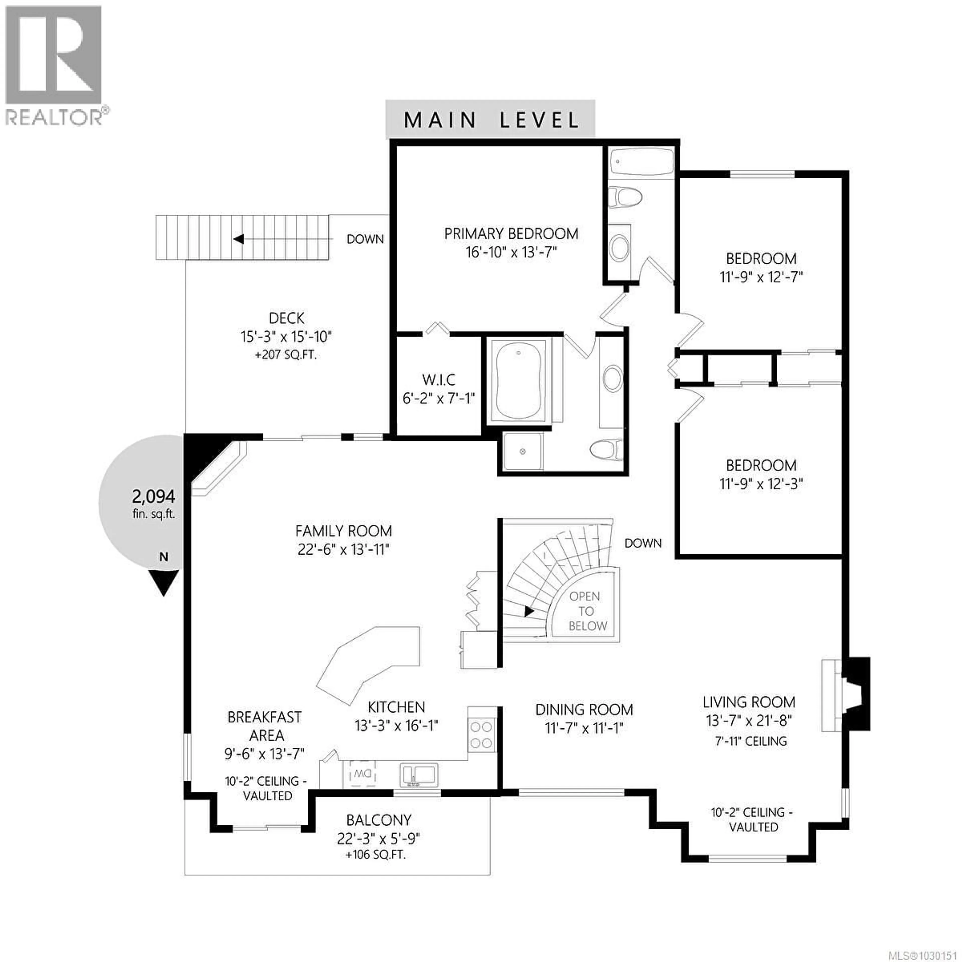 Floor plan for 6509 KESTREL CRESCENT, Nanaimo British Columbia V9R6V9