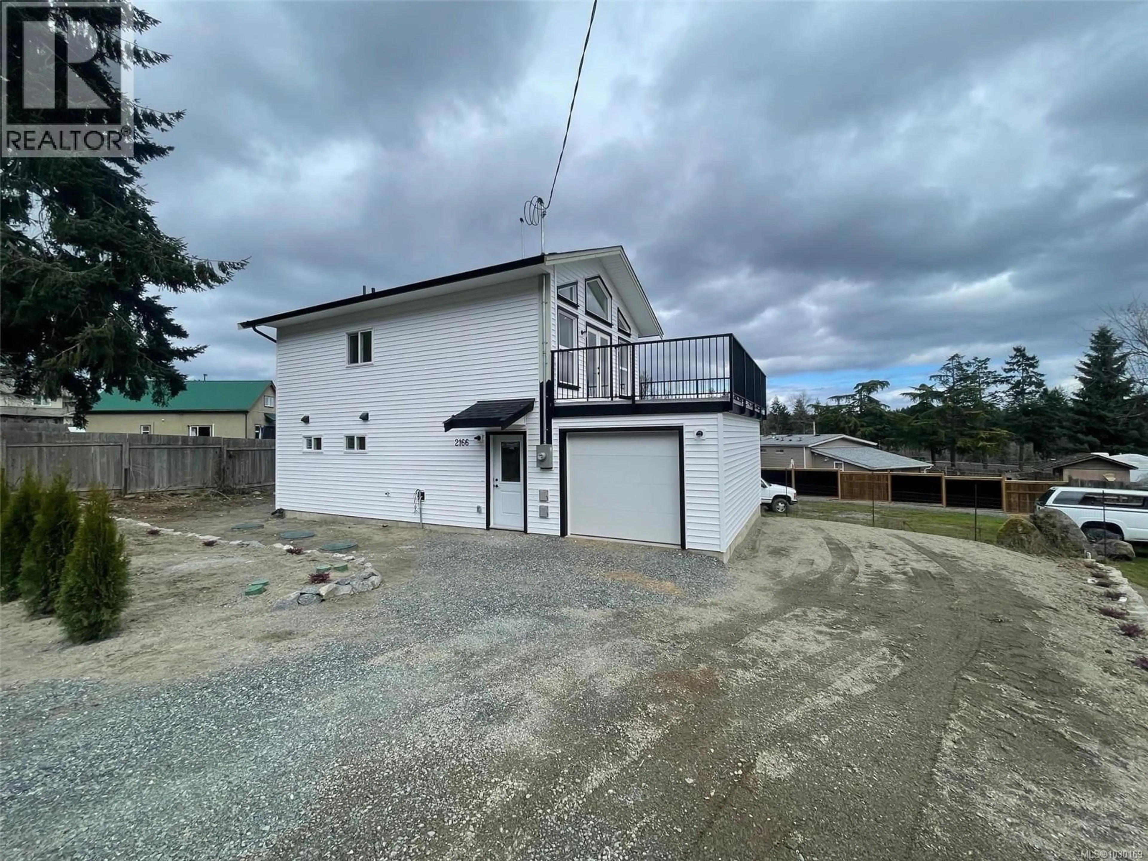 A pic from outside/outdoor area/front of a property/back of a property/a pic from drone, building for 2166 BRAMLEY ROAD, Nanaimo British Columbia V9X1G1