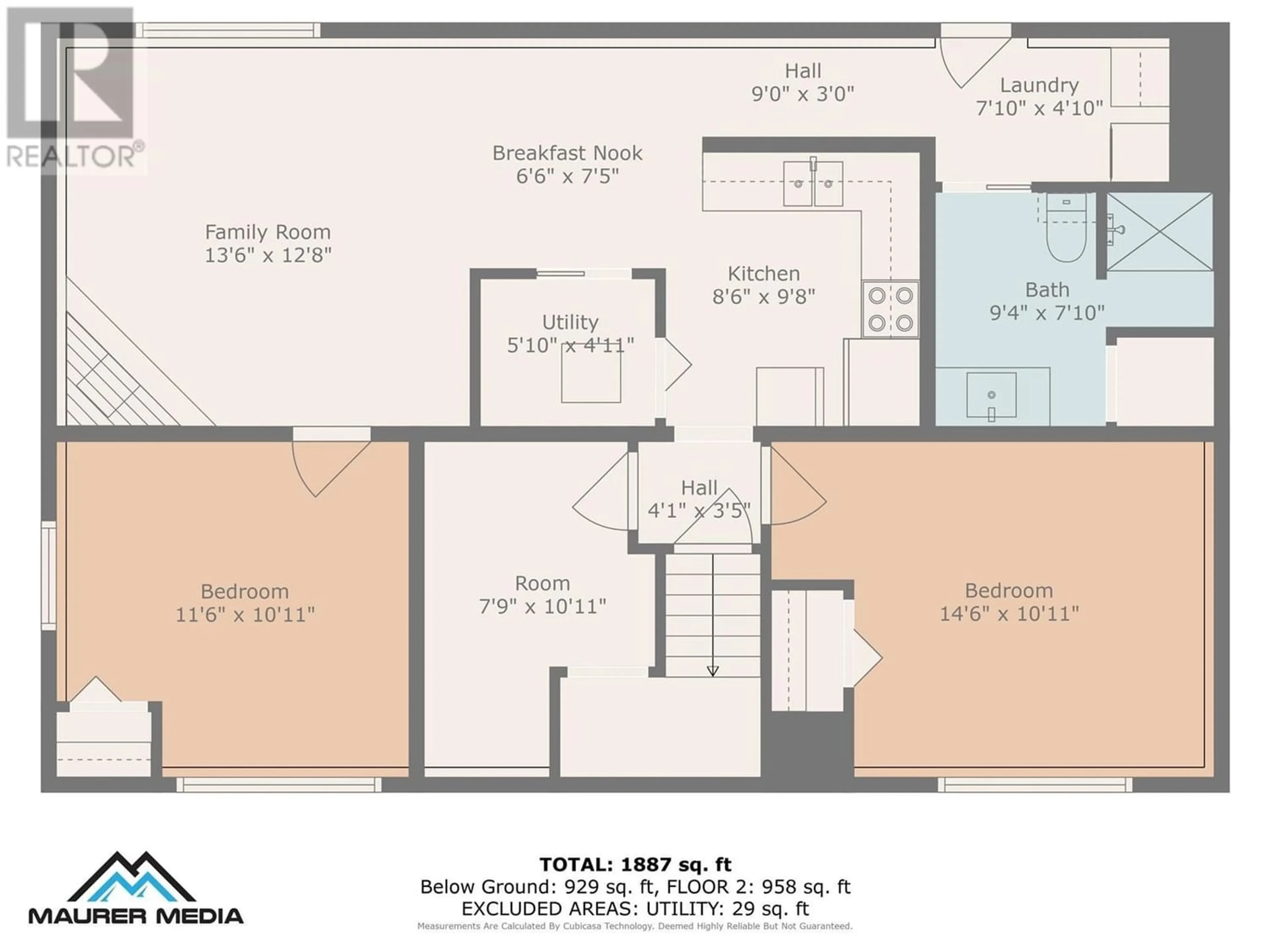 Floor plan for 11917 MARSHALL Crescent, Summerland British Columbia V0H1Z0