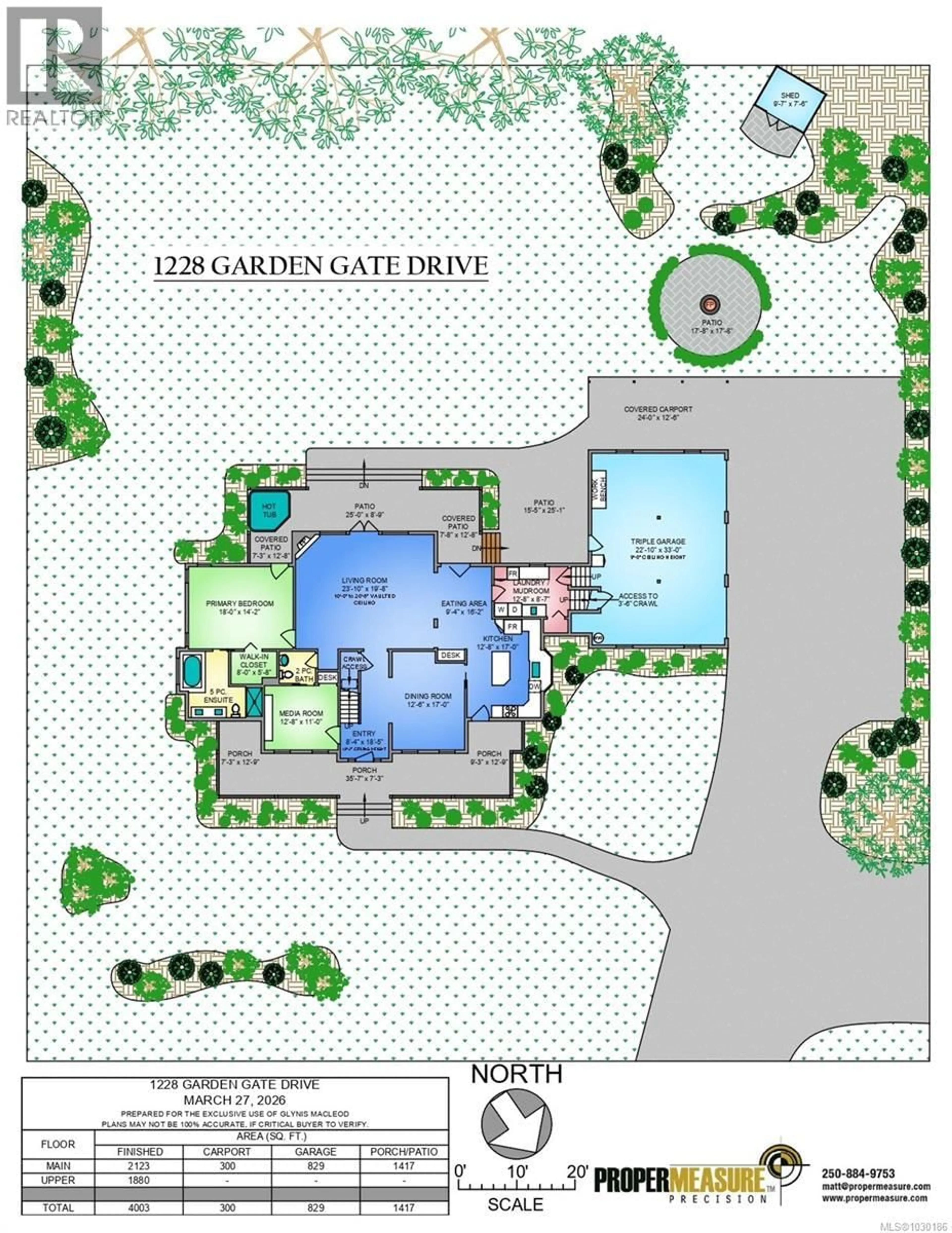 Floor plan for 1228 GARDEN GATE DRIVE, Central Saanich British Columbia V8M2H6