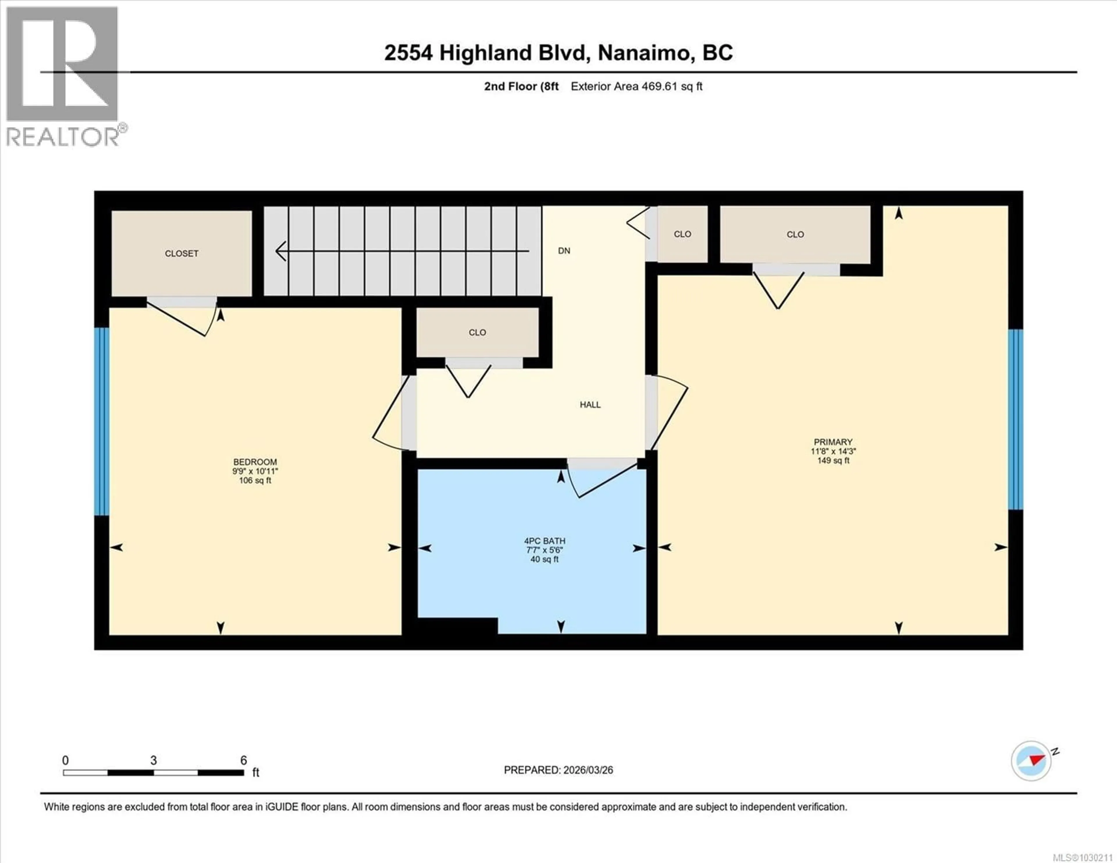 Floor plan for 2554 HIGHLAND BOULEVARD, Nanaimo British Columbia V9S3N8