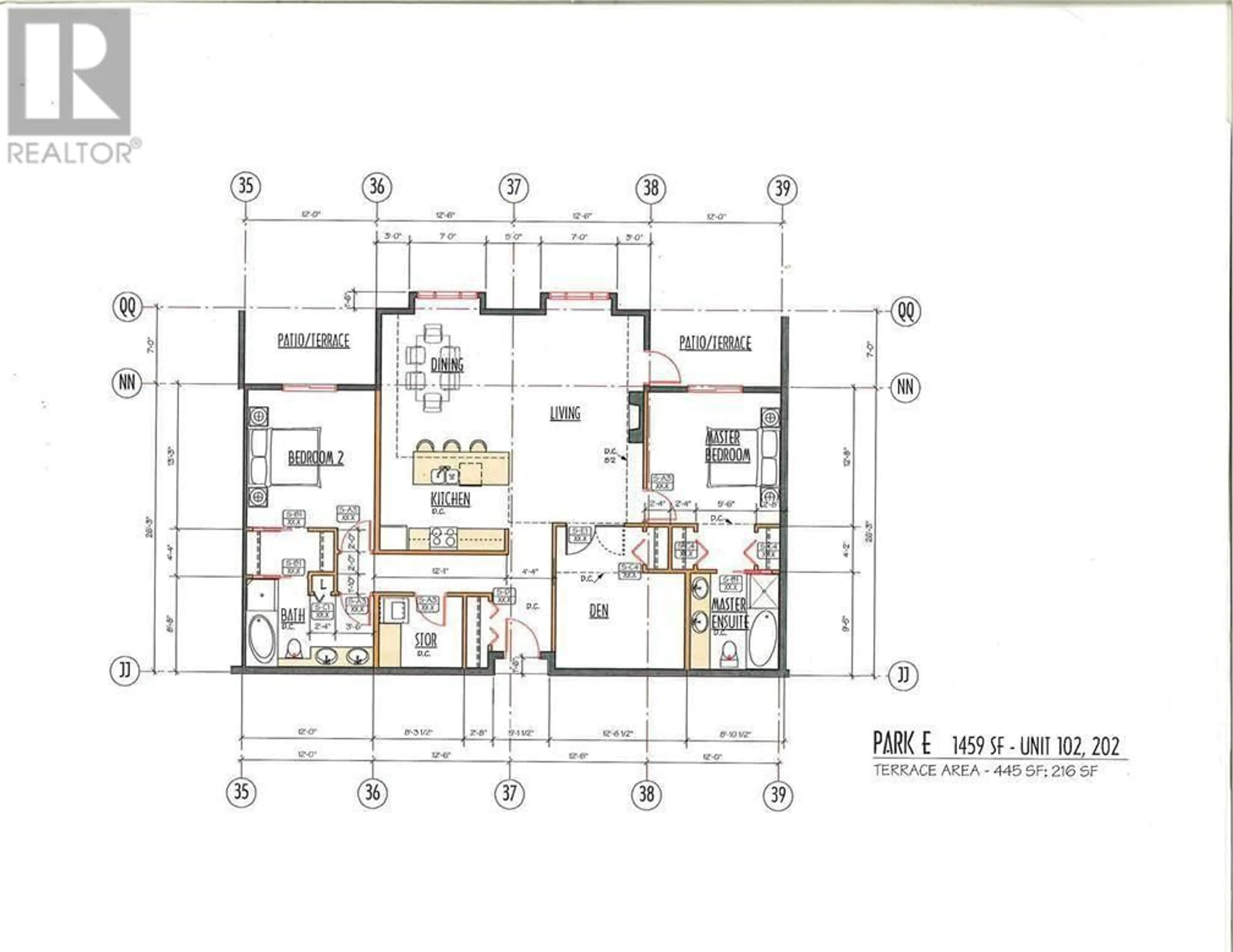 Floor plan for 2901 Abbott Street Unit# 102, Kelowna British Columbia V1Y1G7