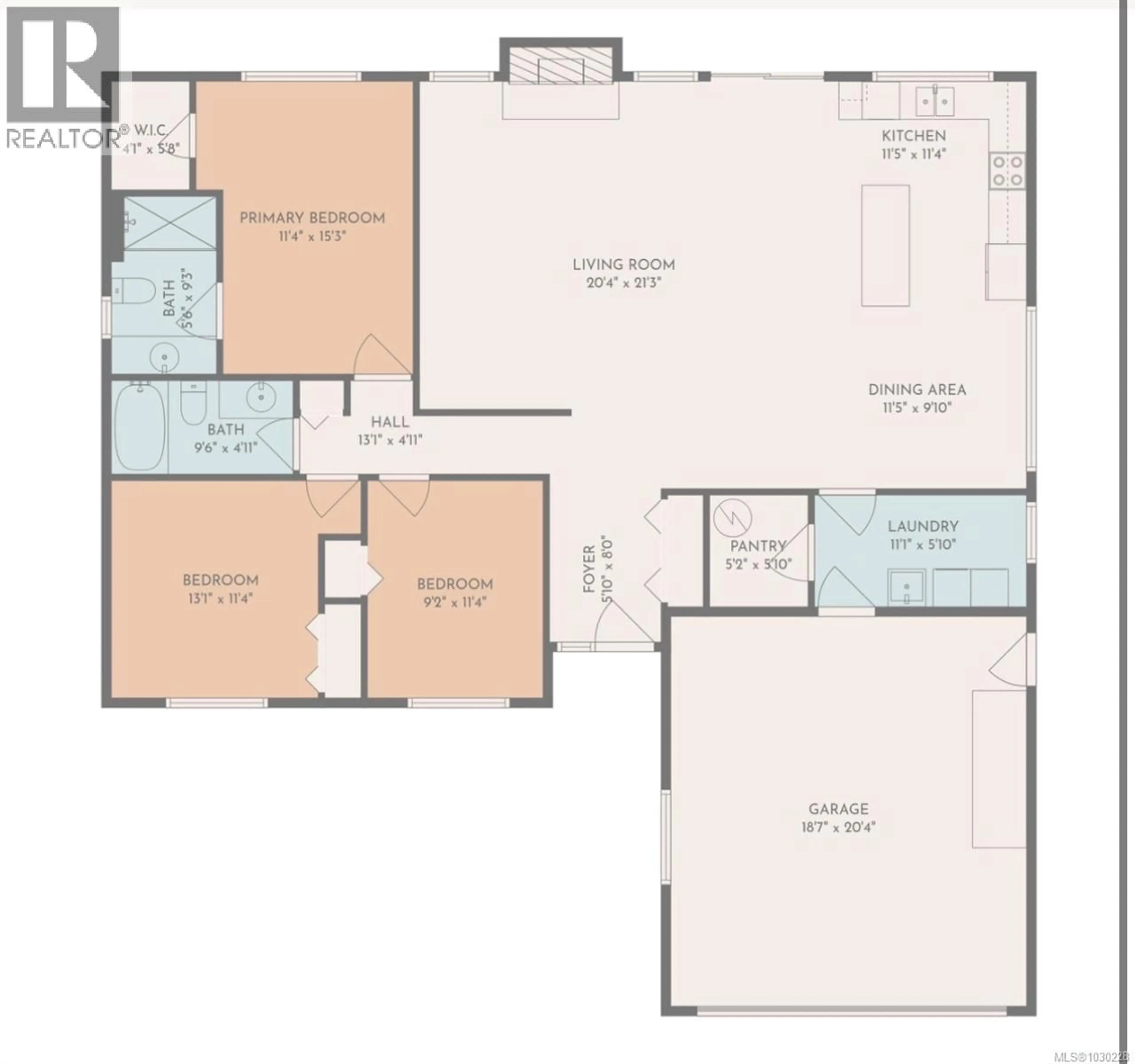Floor plan for 408 REAVIE ROAD, Campbell River British Columbia V9W6J2