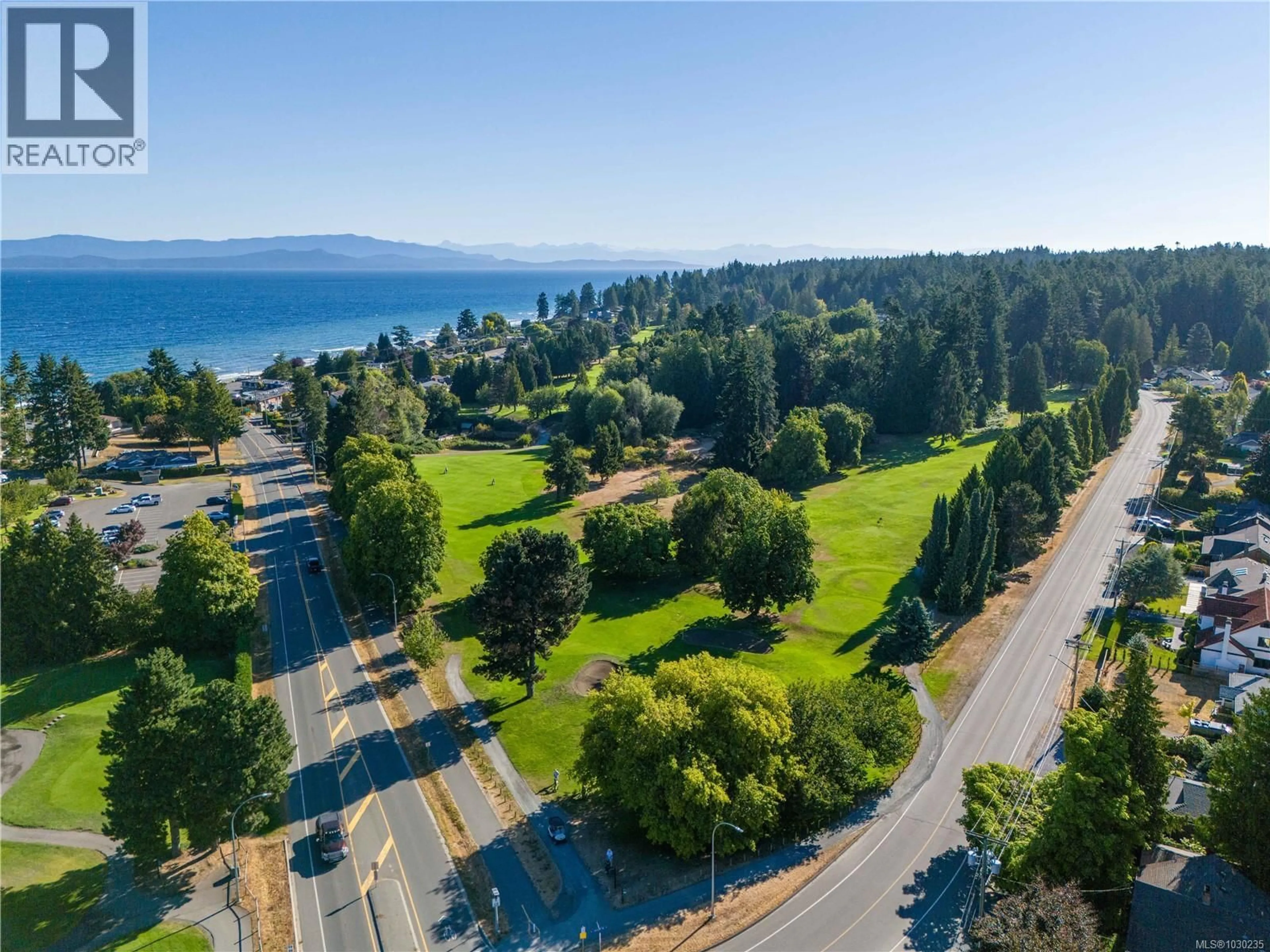 A pic from outside/outdoor area/front of a property/back of a property/a pic from drone, water/lake/river/ocean view for 158 CRESCENT ROAD EAST, Qualicum Beach British Columbia V9K1L6