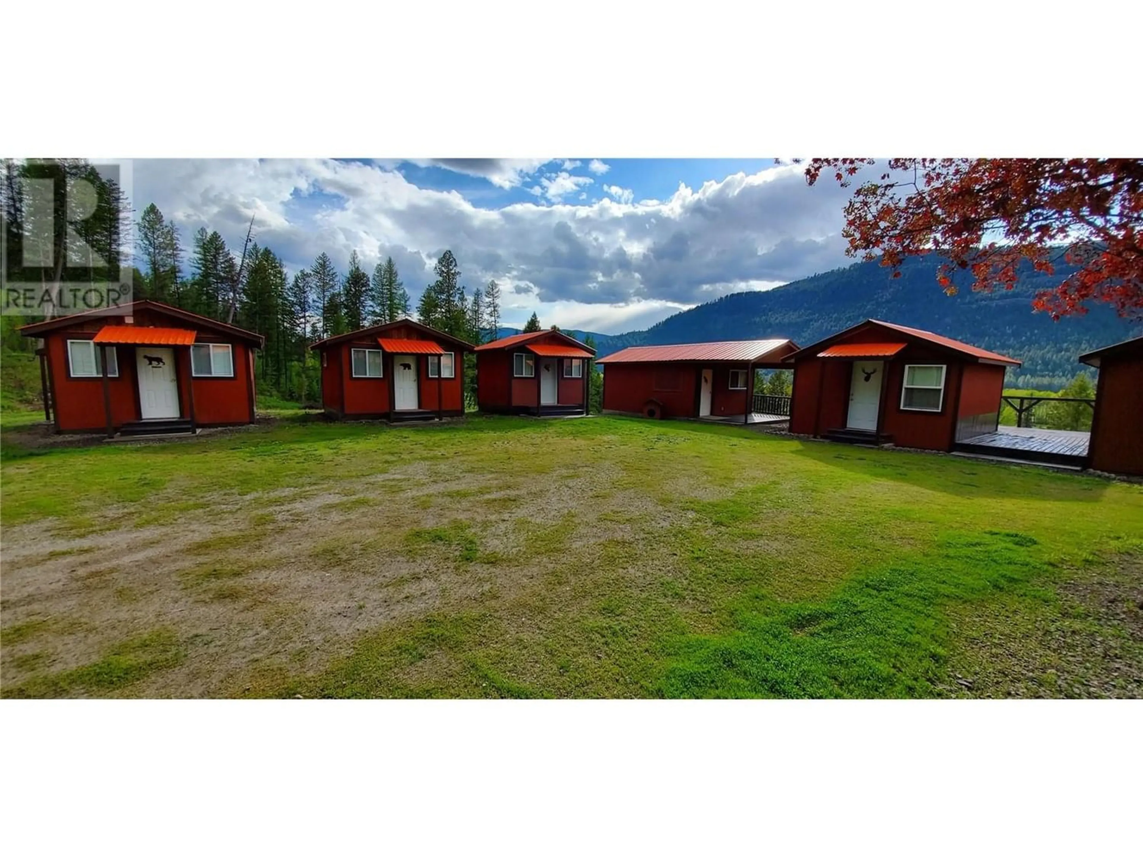 A pic from outside/outdoor area/front of a property/back of a property/a pic from drone, building for 3275 FIVA CREEK Road S, Westbridge British Columbia V0H1Y0